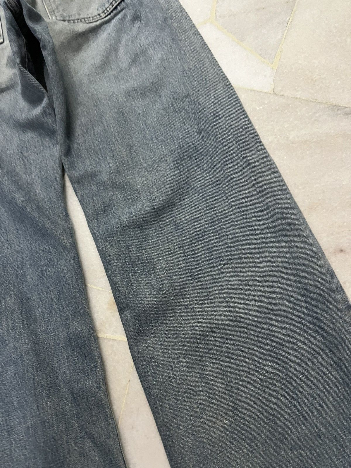 Edwin 💥Baggy💥Vintage Edwin 505 Distressed Selvedge Faded Jean Size US 32 / EU 48 - 16 Thumbnail