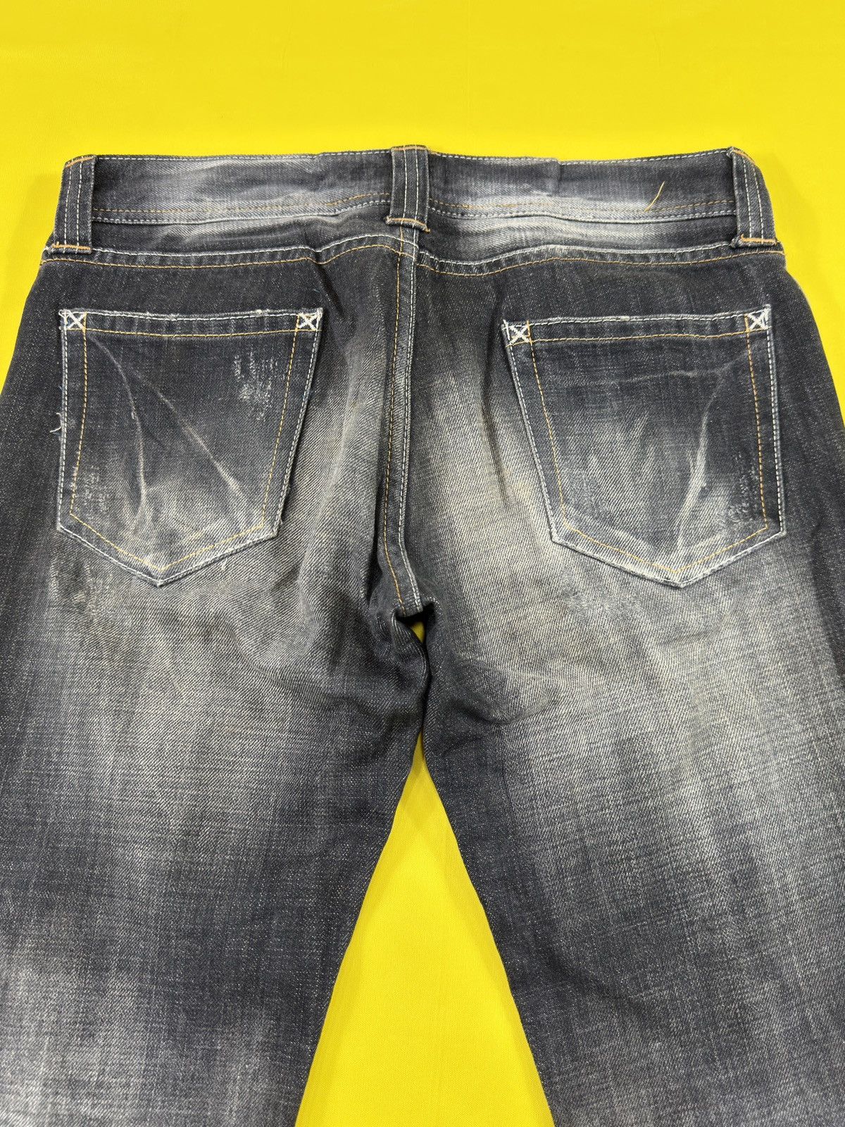 Japanese Brand Tornado mart style VAROSH distressed flare jeans Size US 33 - 15 Thumbnail