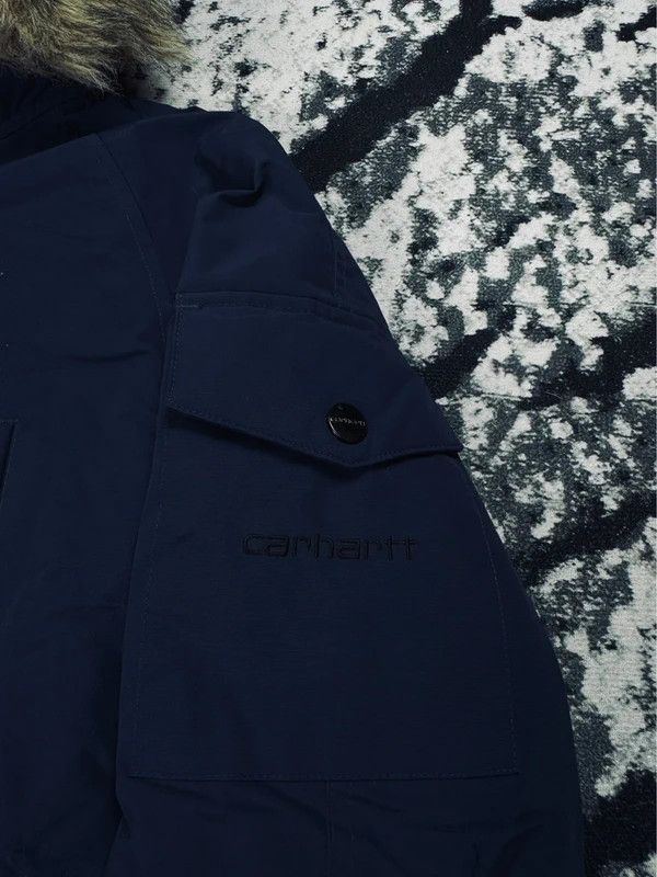 Carhartt Carhartt blue insulated parka jacket with S logo Size US M / EU 48-50 / 2 - 4 Thumbnail