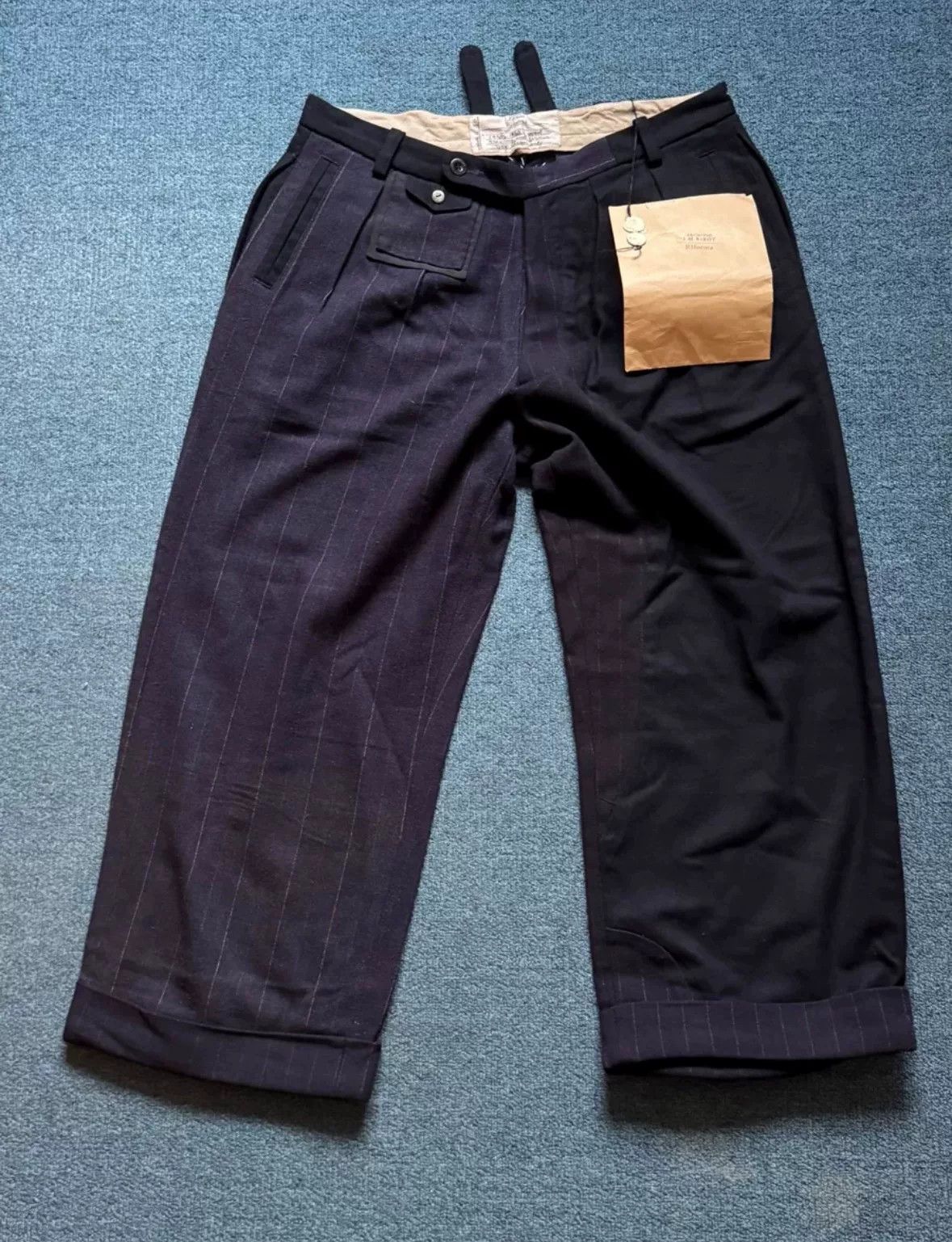 Archivio J.M. Ribot Archivio J.M Robit Vintage Wool Wide-Leg Pants Size US 28 / EU 44 - 4 Thumbnail