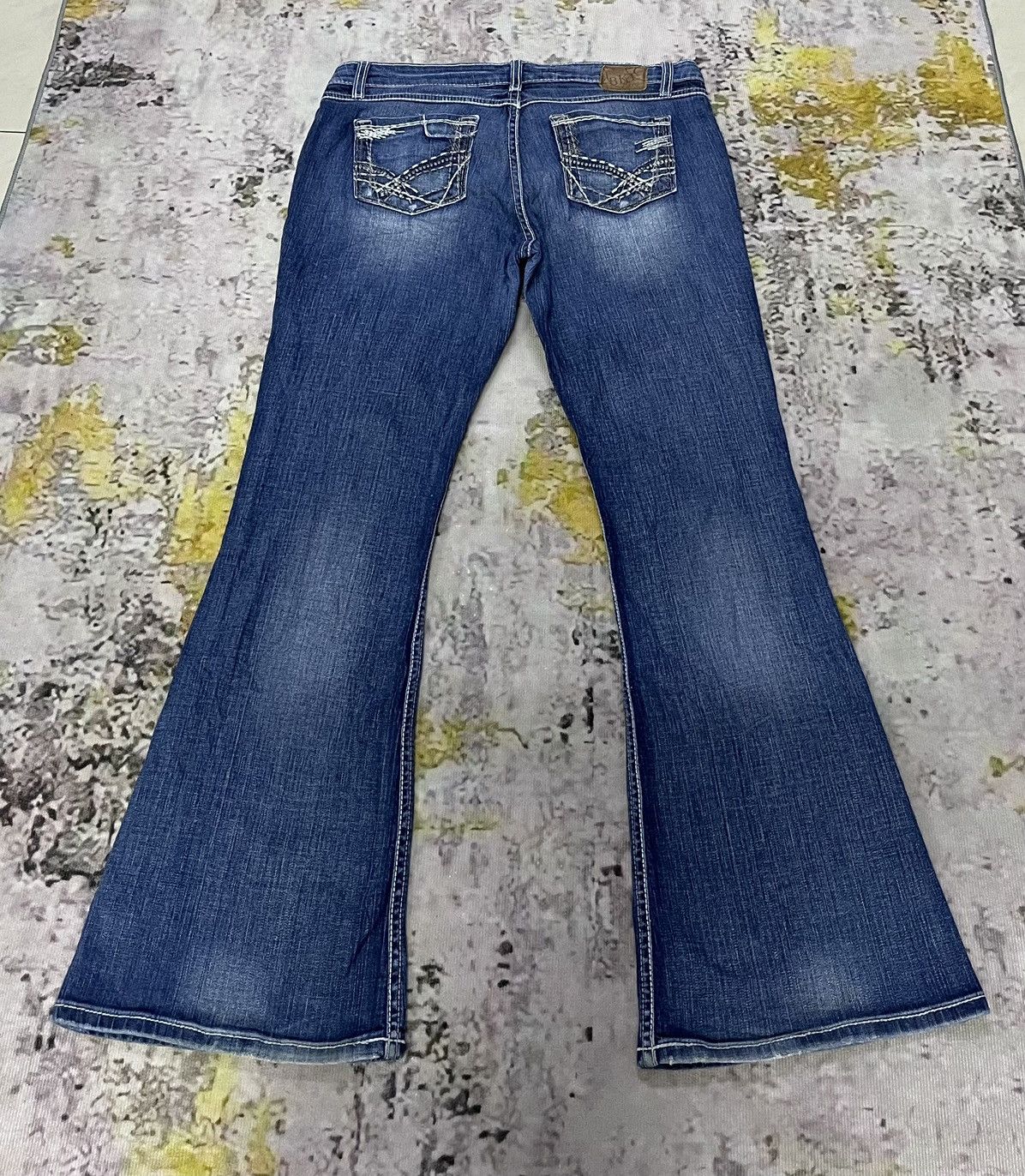 BKE Super Star Flare BKE Distressed Low Rise Denim Size US 36 / EU 52 - 2 Thumbnail