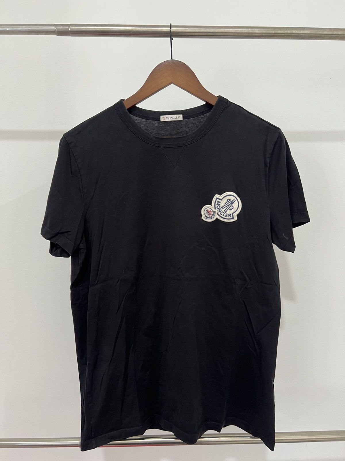 Moncler Moncler Double Logo T-Shirt Size US M / EU 48-50 / 2 - 1 Thumbnail