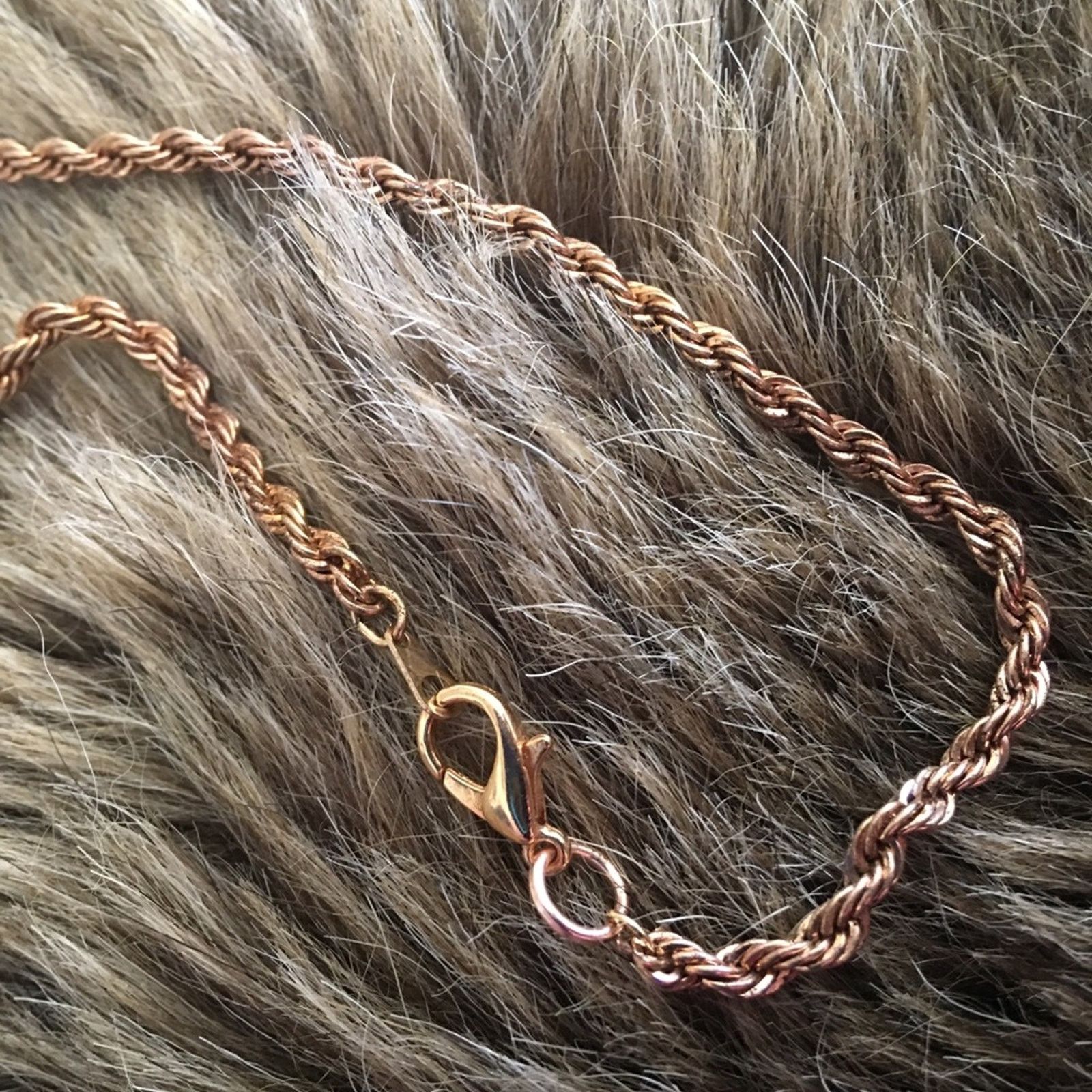 Jewelry Gold tone sparkle twisted rope chain Size ONE SIZE - 7 Thumbnail