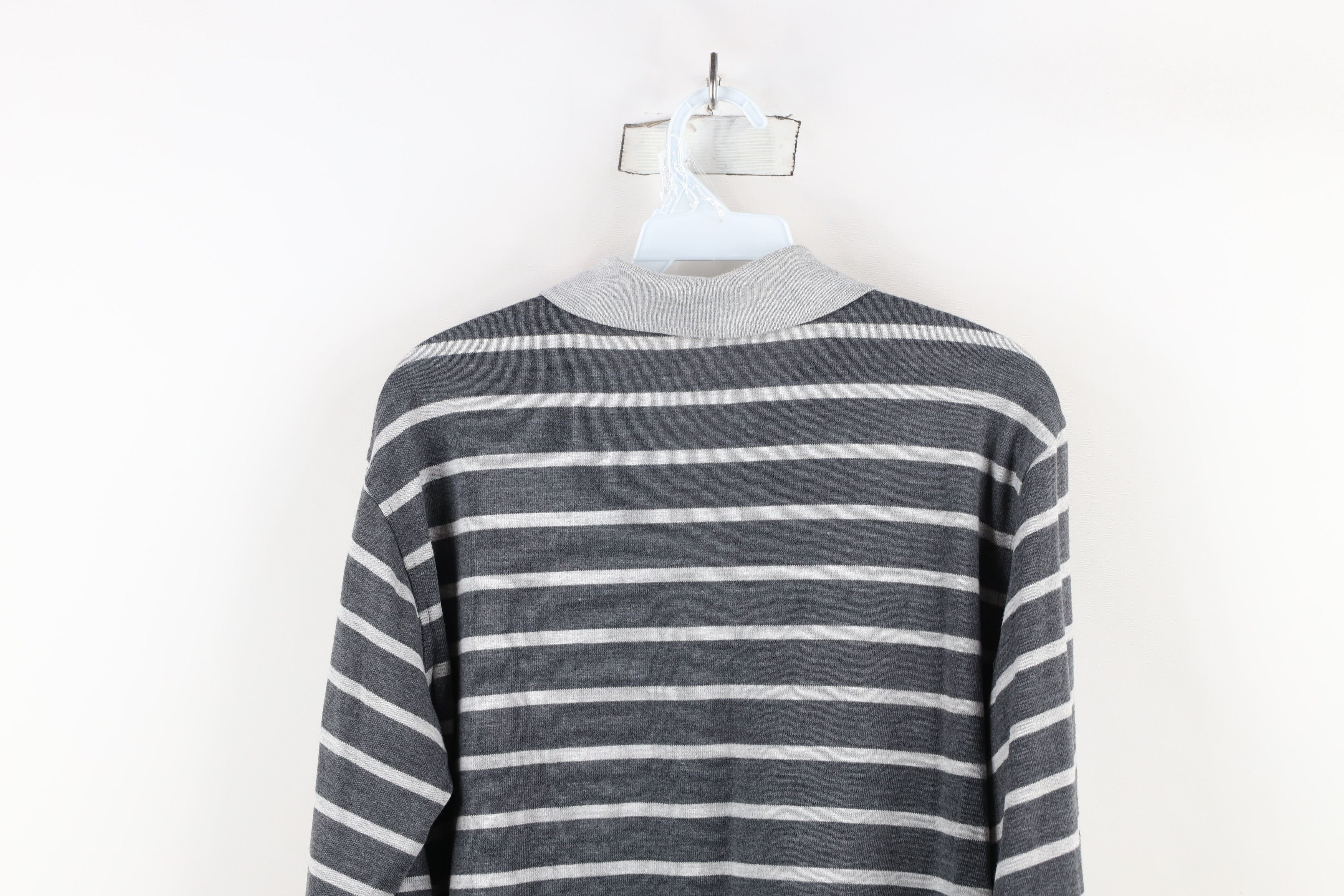 Vintage Vintage 80s 90s Dunlop Knit Long Sleeve Tennis Rugby Polo Size US S / EU 44-46 / 1 - 12 Thumbnail