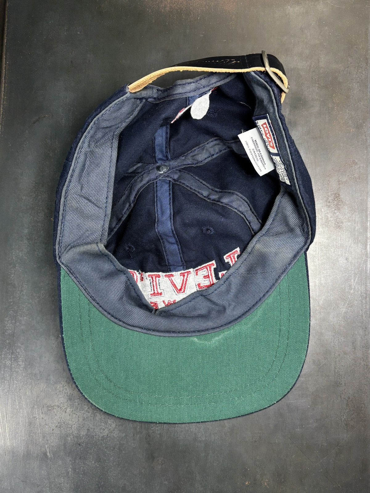 Levi's 1990s Levi's Jeanswear Baseball Cap 90s Vintage Hat Canada Size ONE SIZE - 13 Thumbnail