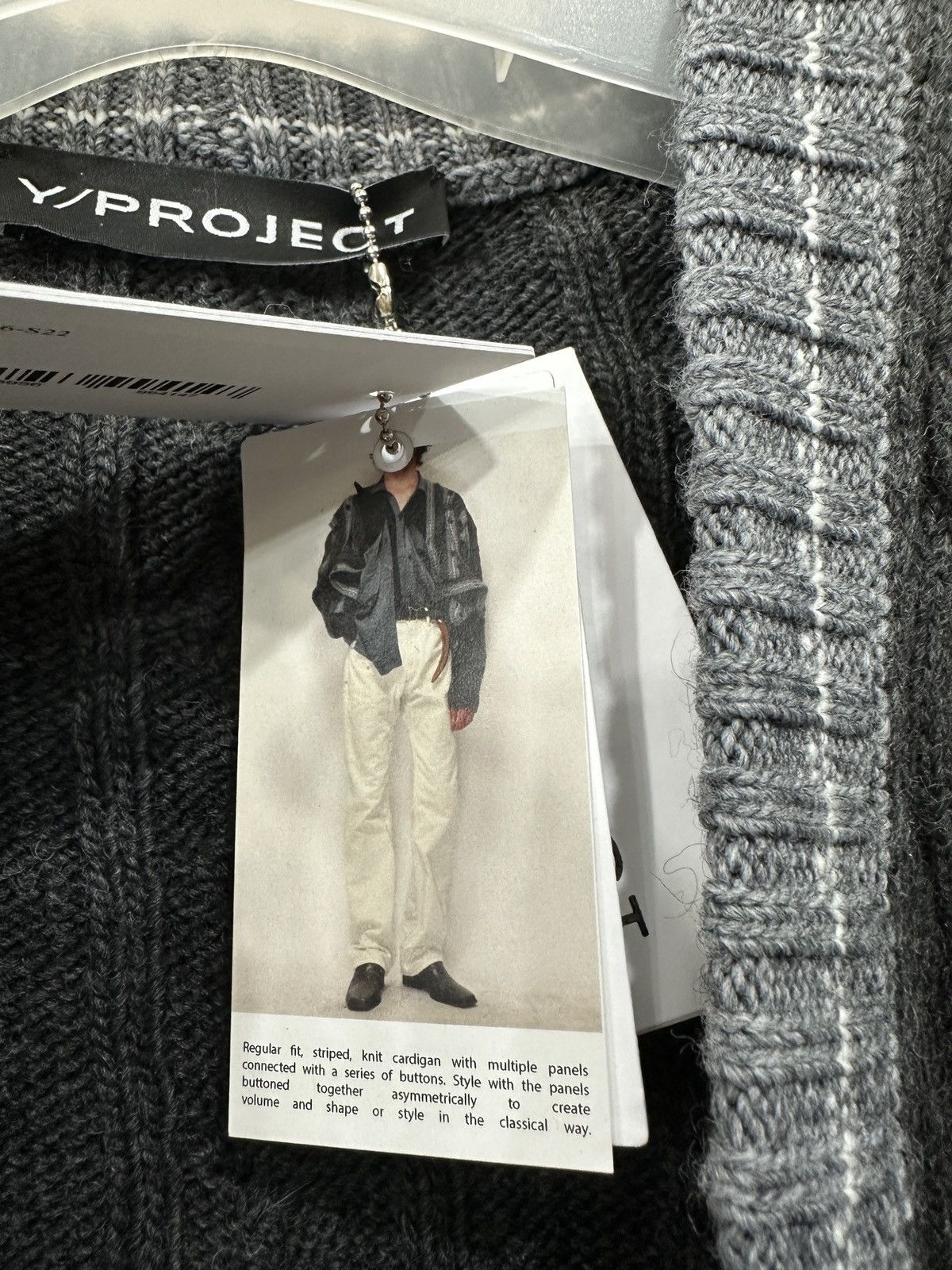 Y/Project Button Stripe Cardigan Size US XS / EU 42 / 0 - 7 Thumbnail
