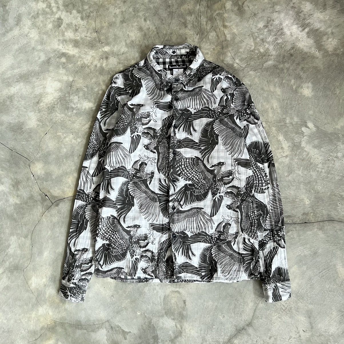 Japanese Brand Kundalini by a chelsea films Long Sleeve Button up Shirt Size US M / EU 48-50 / 2 - 2 Thumbnail