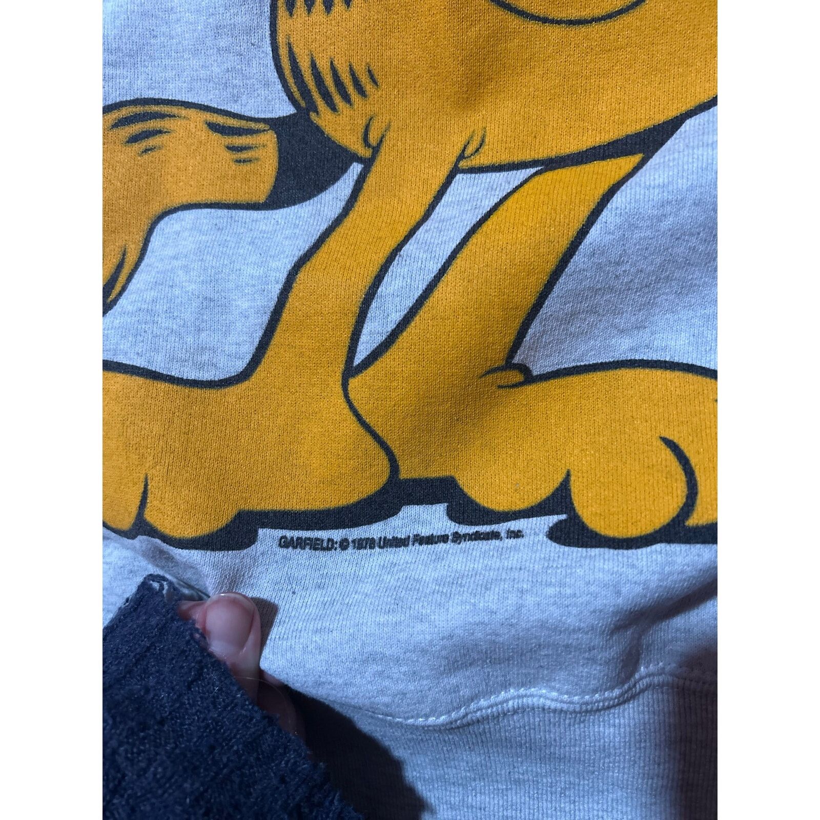 Vintage True vintage, very rare 1978 GARFIELD crew neck sweatshirt Size US XL / EU 56 / 4 - 4 Thumbnail