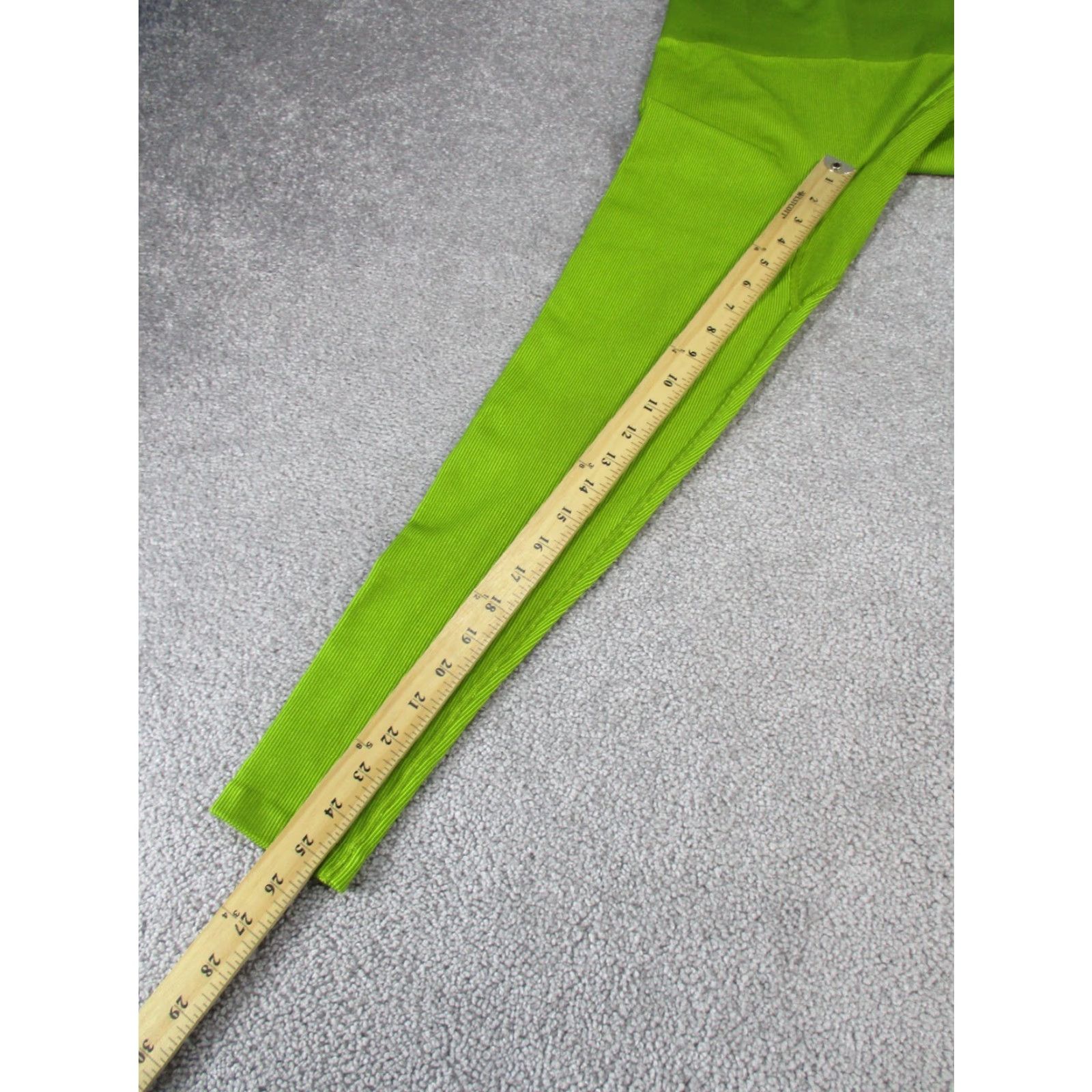 Outdoor Voices VINTAGE Outdoor Voices Leggings Women Medium Cropped Activewear Green Athleisure 90s Womens Size 32" / US 10 / IT 46 - 3 Thumbnail
