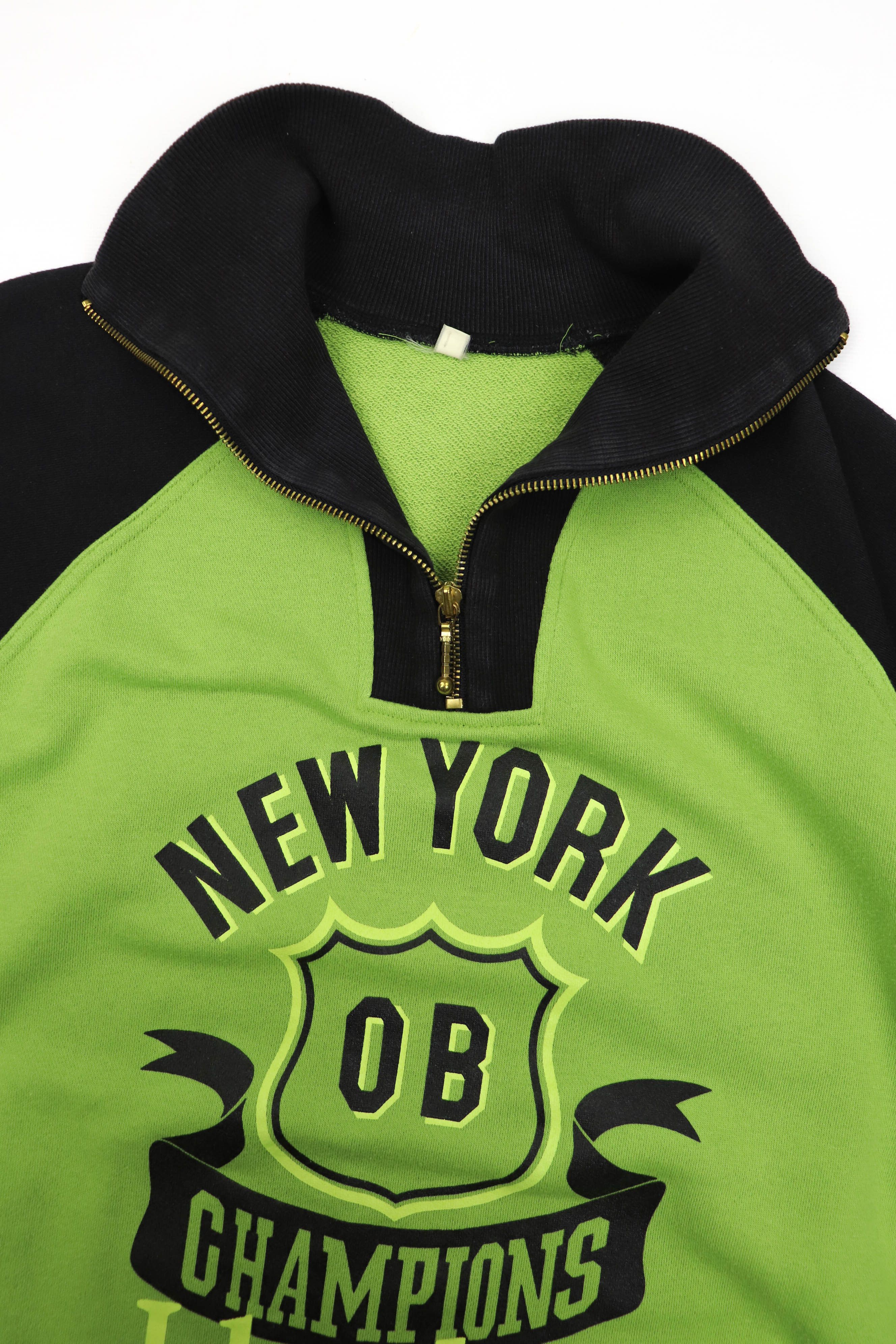 Vintage 90s Vintage New York Champions Islanders 1/3 Zip Sweatshirt Size US L / EU 52-54 / 3 - 8 Thumbnail