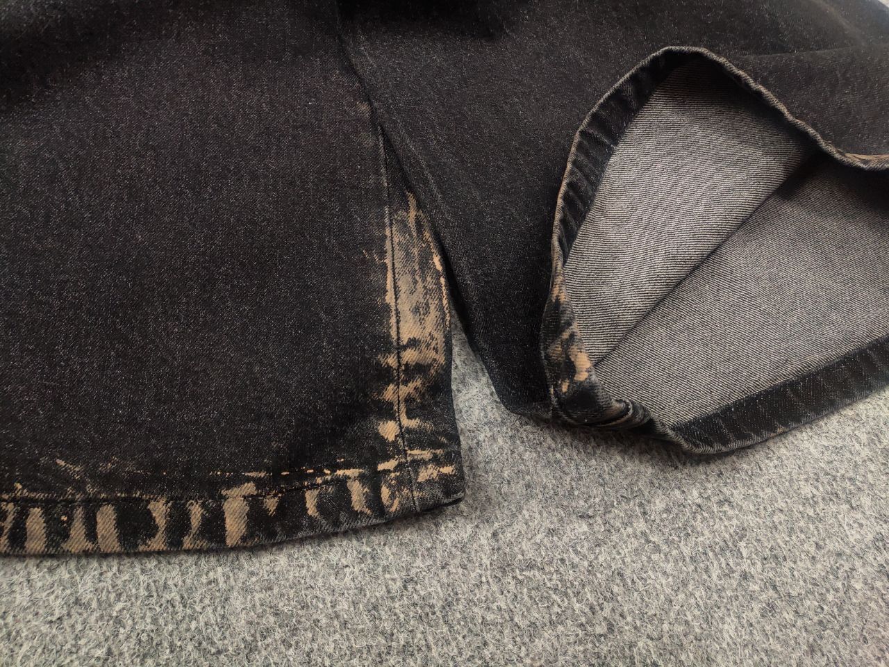 JCAESAR super baggy Black dye Denim Jeans rick owens LGB