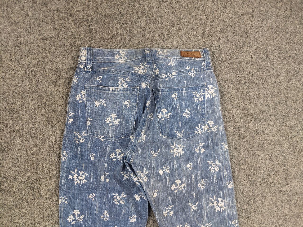 Polo Ralph Lauren Vintage Polo Ralph Lauren Slim Callen Pattern Denim Jeans Size 25" / US 0 / IT 36 - 7 Thumbnail