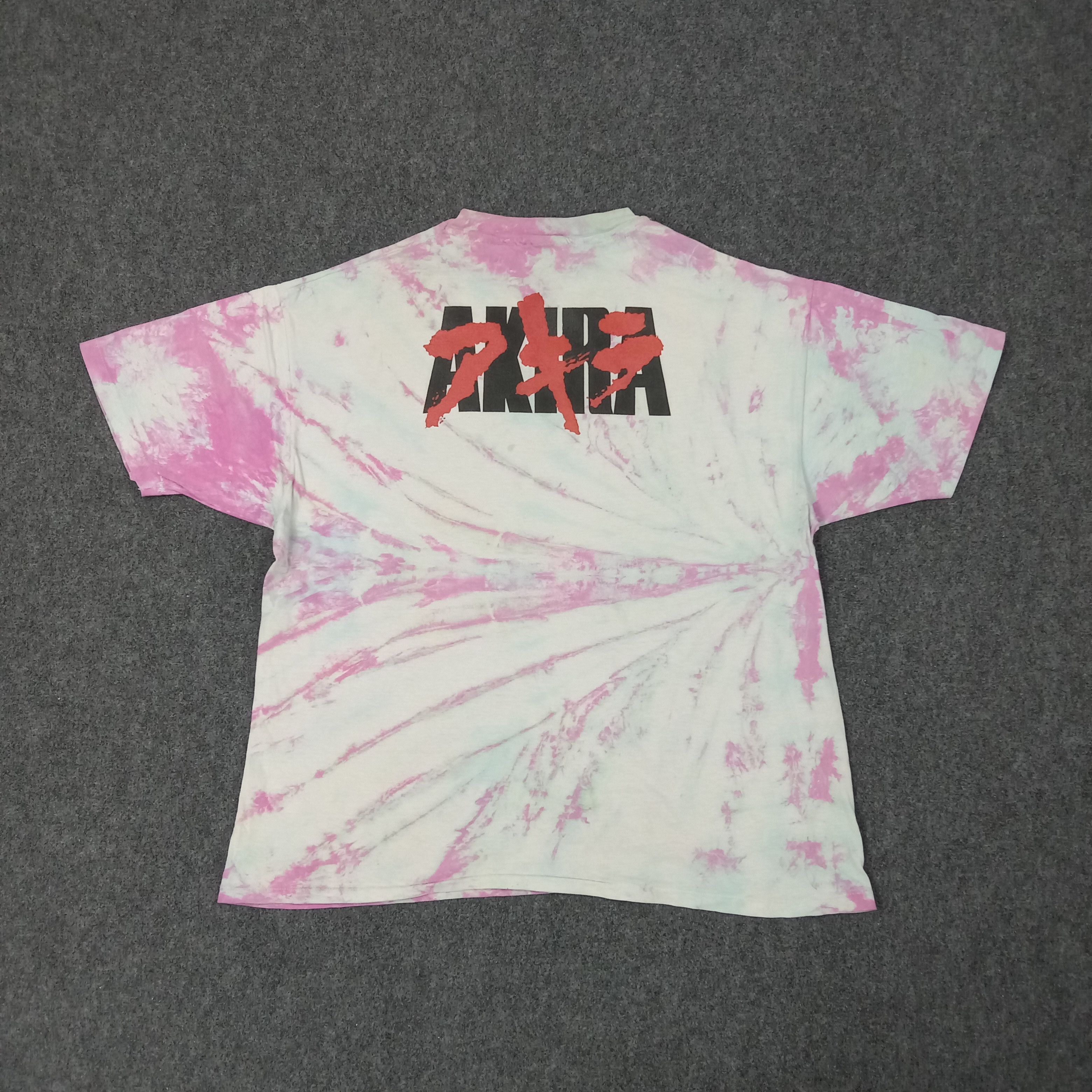 Hanes Akira 90s Japanese Anime Tie Dye Tshirt C259N15 Size US XL / EU 56 / 4 - 6 Thumbnail