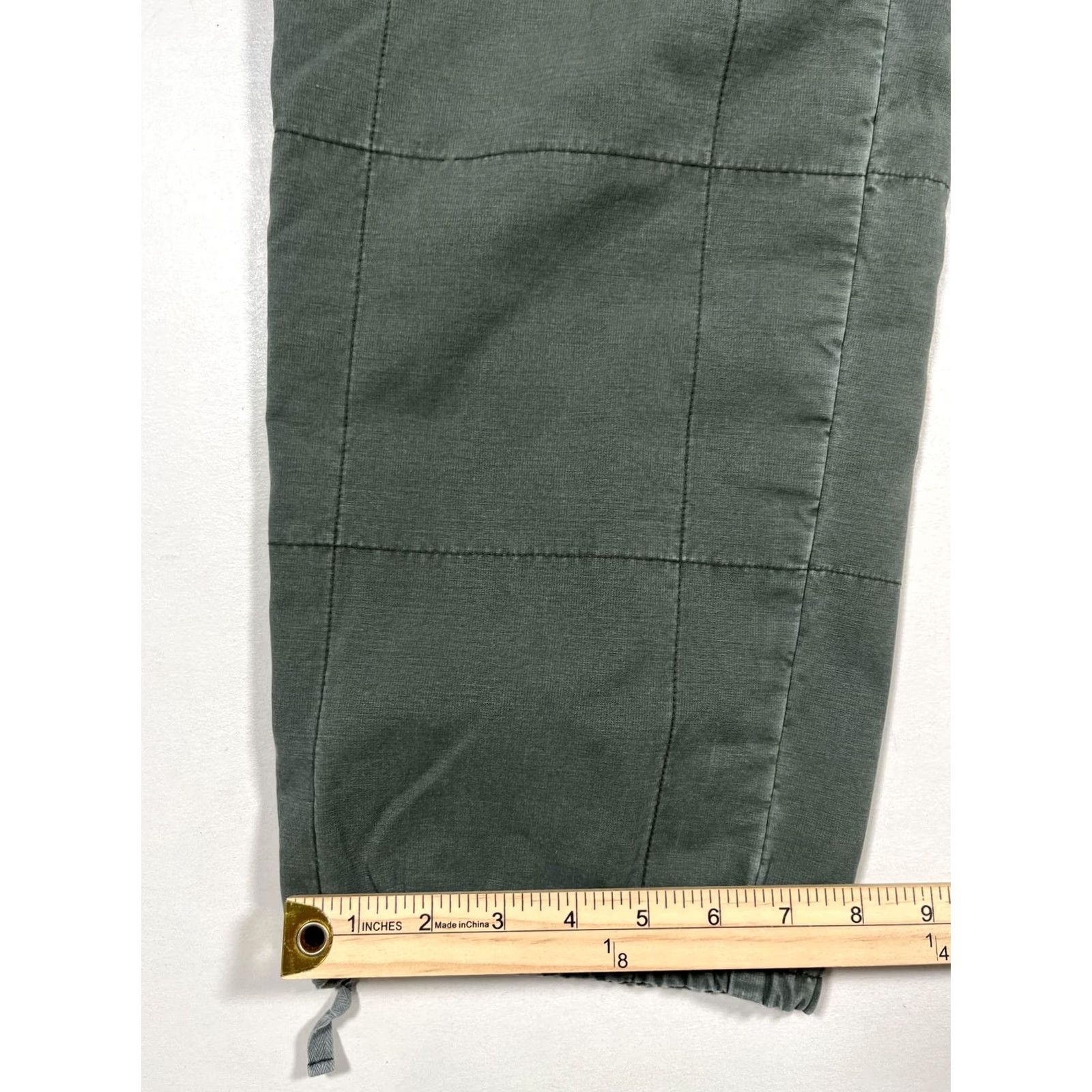 Polo Ralph Lauren VINTAGE Ralph Lauren Sport Pants Womens Medium Green Snow Pants 28in Inseam Quilted Insulated Lined Pockets Winter Casual Womens Size 32" / US 10 / IT 46 - 7 Thumbnail