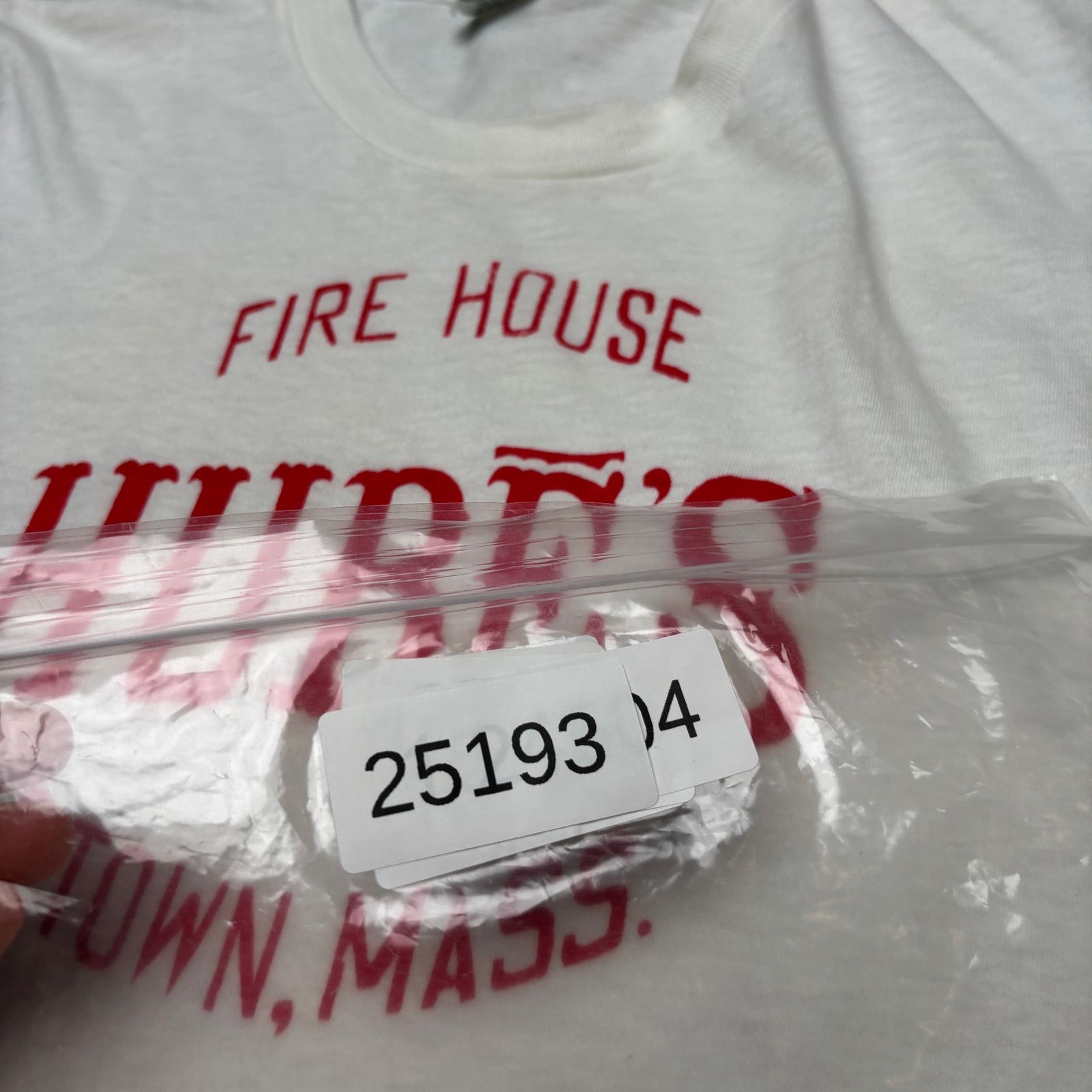 Vintage VTG 70s Fire House Hube P Town Mass Shirt Medium Mayo Spruce Size US M / EU 48-50 / 2 - 10 Thumbnail