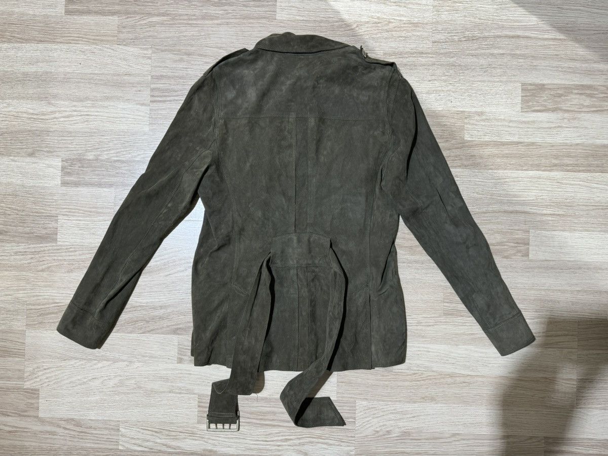 Designer × Leather Sylvie Schimmel suede leather jacket 44 Size M / US 6-8 / IT 42-44 - 14 Thumbnail