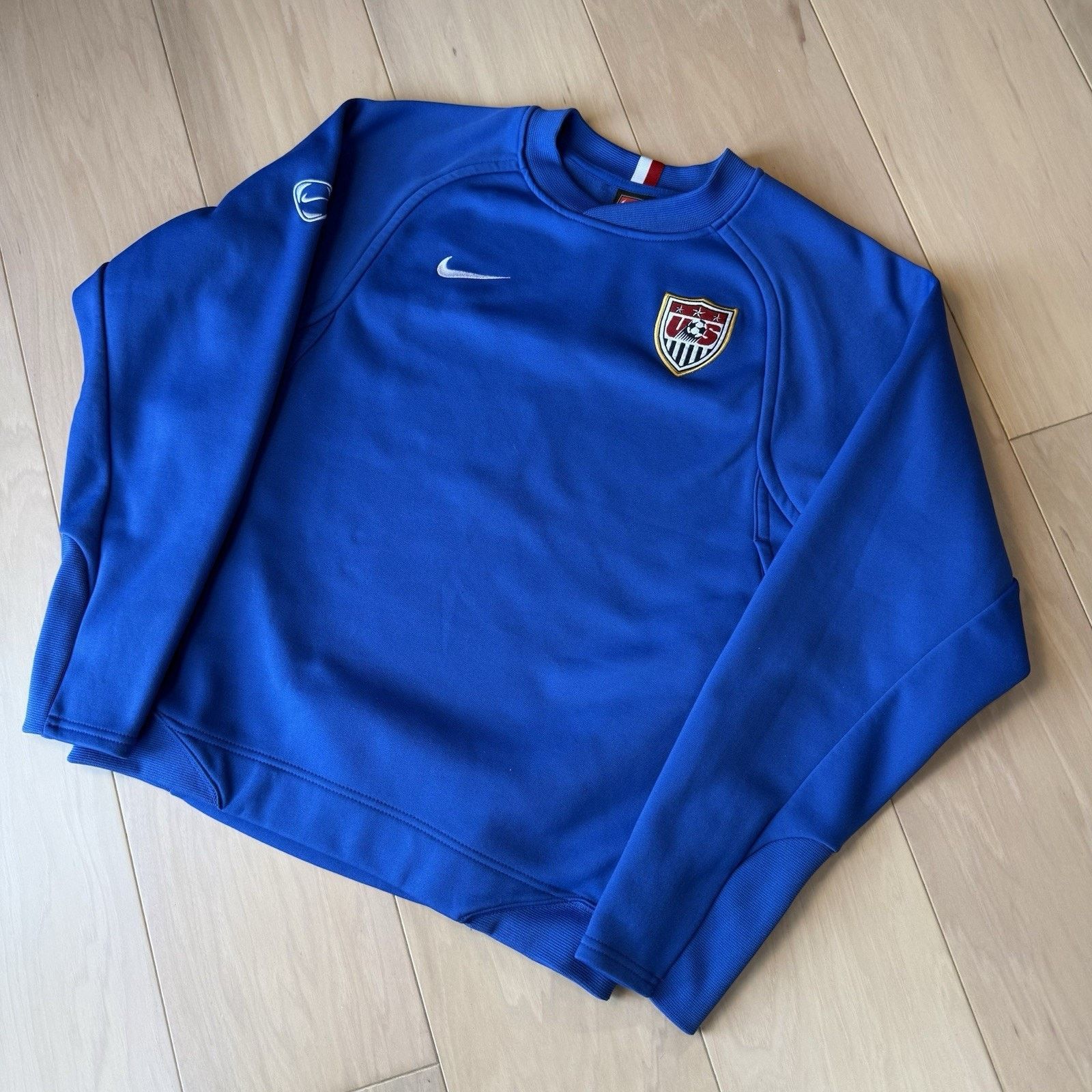 Nike Nike USA Soccer Sweatshirt Small Blue Fleece Pullover Size US S / EU 44-46 / 1 - 10 Thumbnail