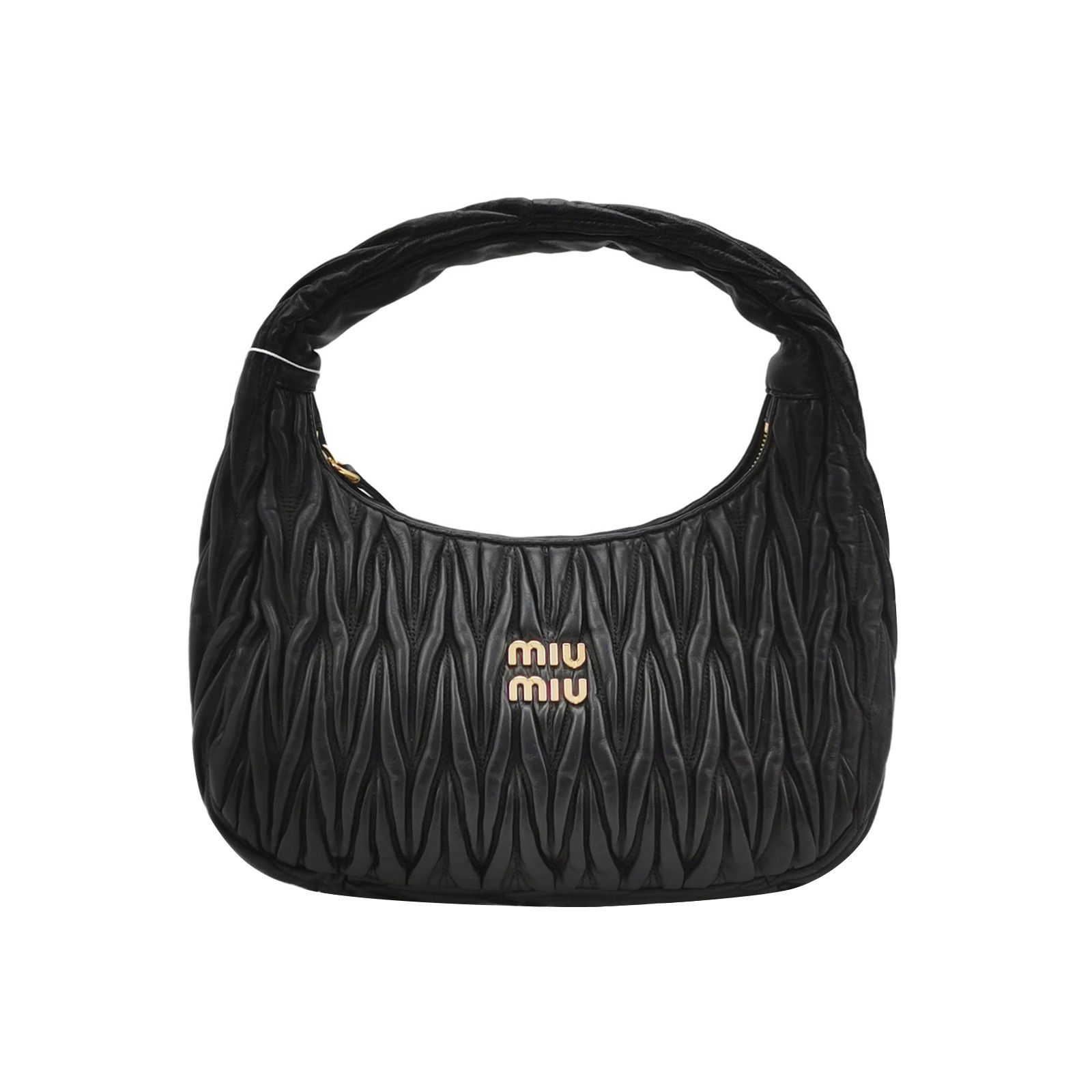 Miu Miu Miu Miu Wander Quilted Leather Hobo Bag Size ONE SIZE - 1 Thumbnail