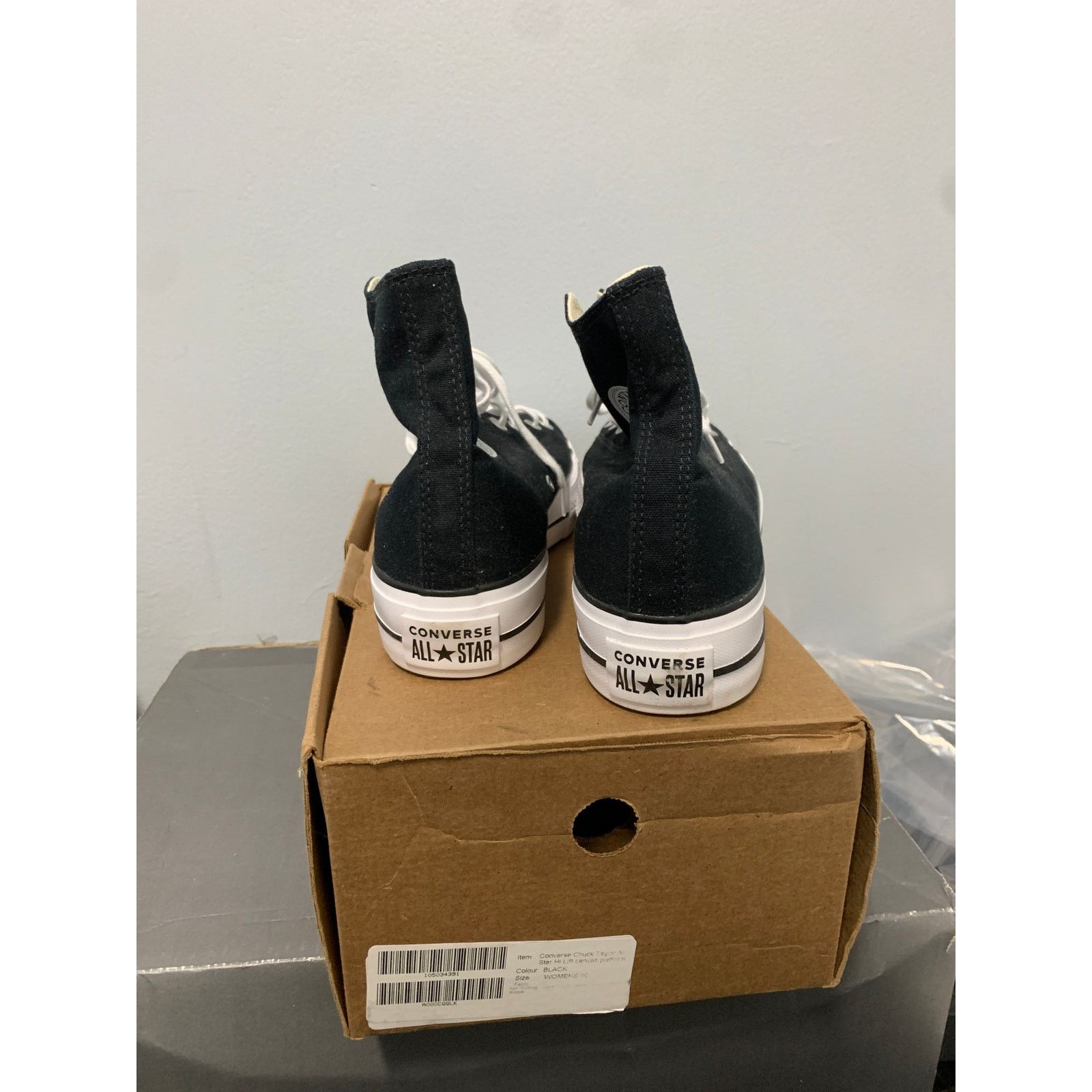 Converse Converse Chuck Taylor Platform Black White Women's 10.5 NEW Size US 10.5 / IT 40.5 - 3 Thumbnail