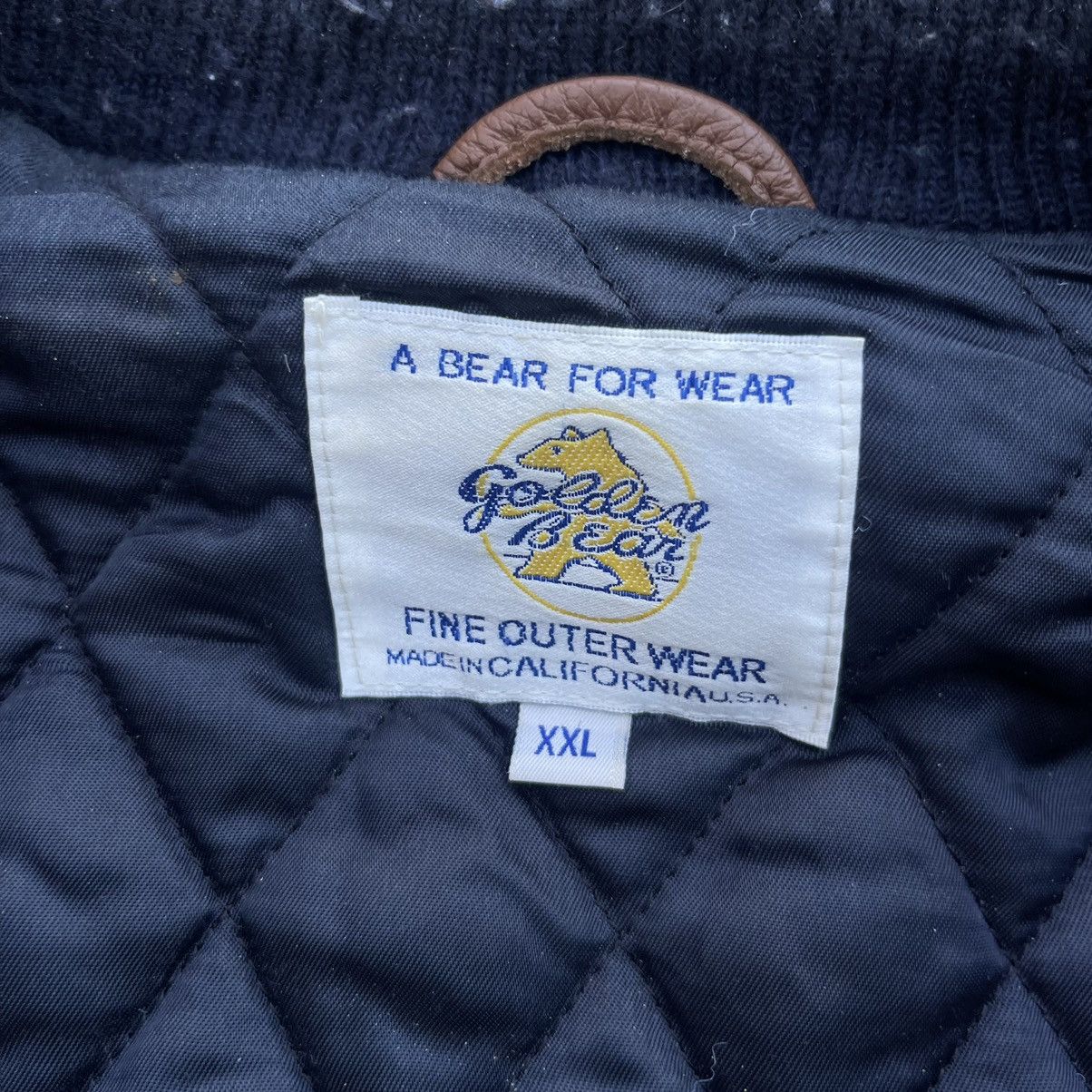 Golden Bear Vintage GOLDEN BEAR Leather Varsity Jacket Size US XXL / EU 58 / 5 - 5 Thumbnail