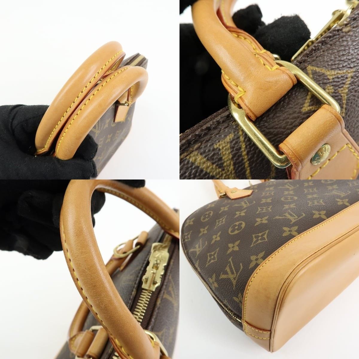 Louis Vuitton Louis Vuitton Monogram Alma PM Satchel Brown Size ONE SIZE - 4 Thumbnail