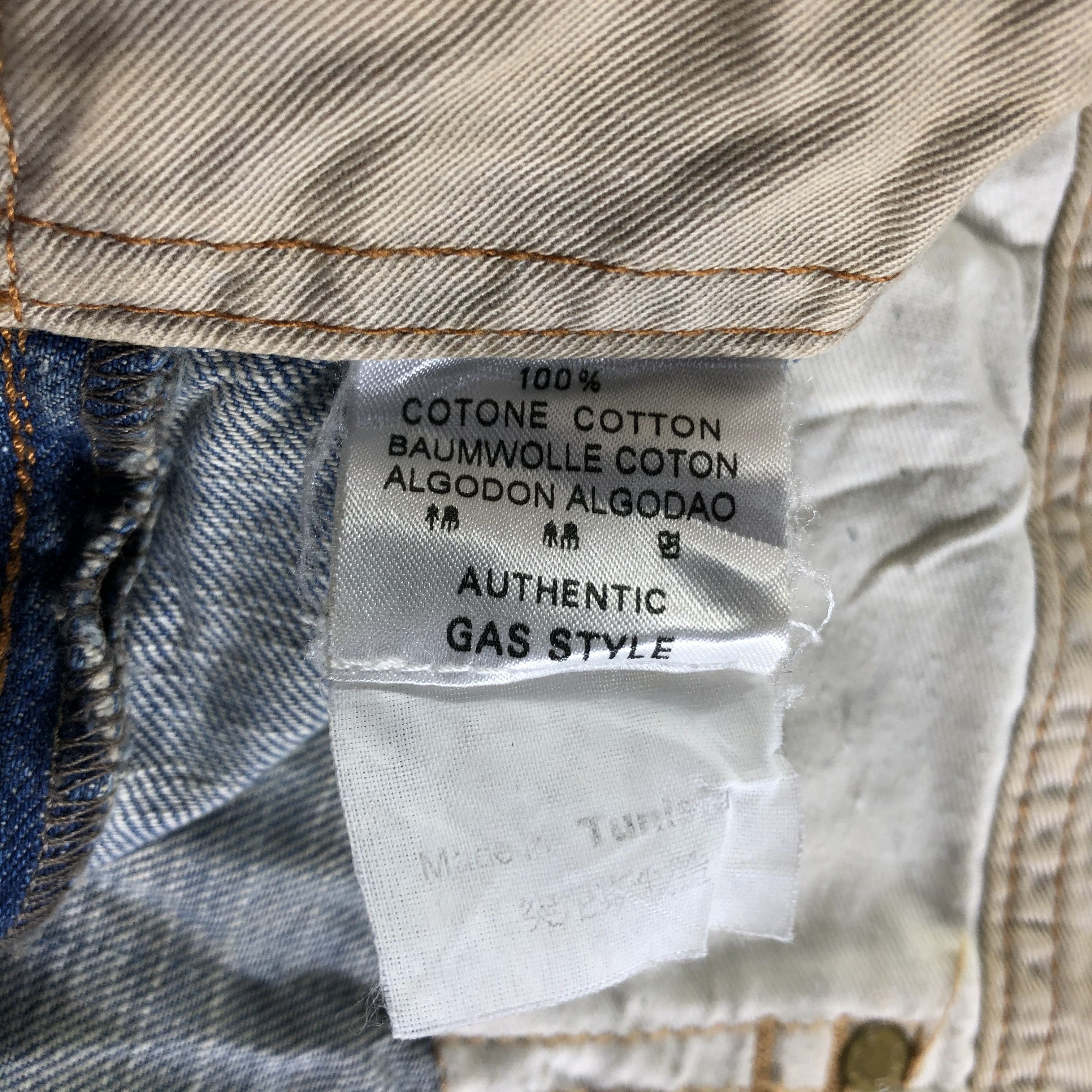 GAS Vintage Gas Jeans Baggy Denim KJ3117 Size US 30 / EU 46 - 8 Thumbnail