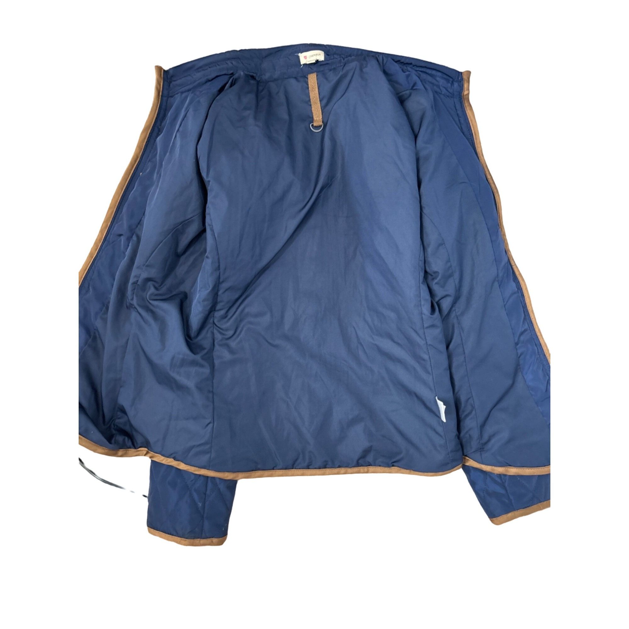 Daniel Cremieux CREMIEUX WOMEN'S BLUE SOFT SHELL QUILTED FRONT ZIP JACKET SZ Size S / US 4 / IT 40 - 3 Thumbnail