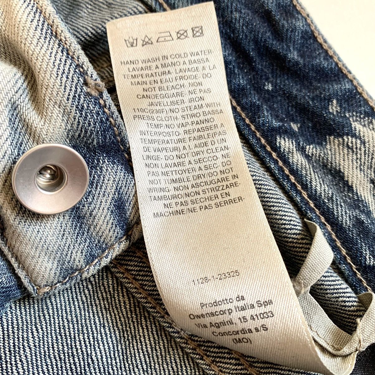 Rick Owens Rick Owens Drkshdw Bias Bootcut Shredded Pearl Washed Denim Size US 32 / EU 48 - 21 Thumbnail