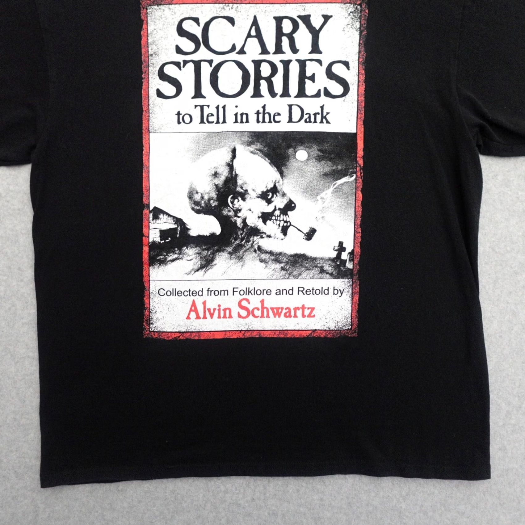 Vintage Scary Stories TShirt Adult Large Black Nike Shirt Mens Mens Size US L / EU 52-54 / 3 - 7 Thumbnail