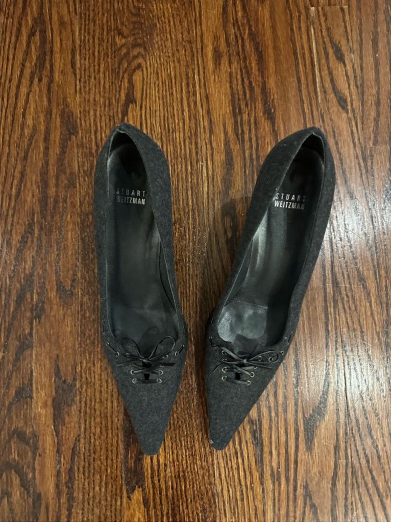 Stuart Weitzman Women's Stuart Weitzman Heels Size 9.5 Gray Size US 9.5 / IT 39.5 - 2 Thumbnail