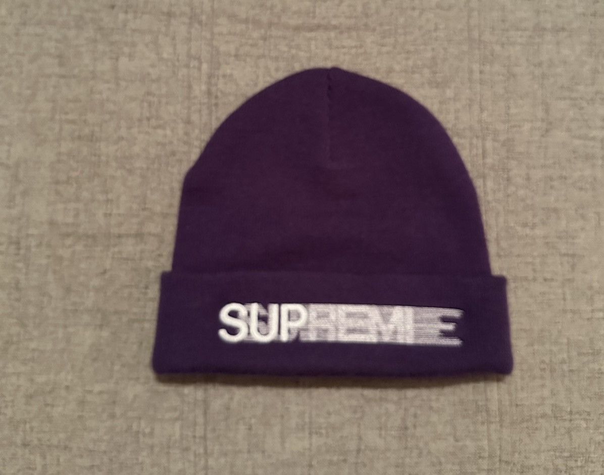 Supreme Motion Logo Beanie | Grailed