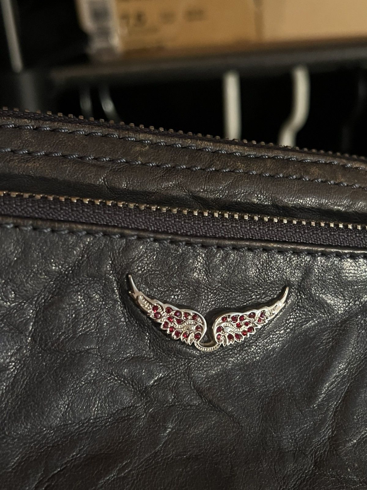 Vintage × Zadig & Voltaire ZADIG&VOLTAIRE Etoile leather clutch Size ONE SIZE - 3 Thumbnail