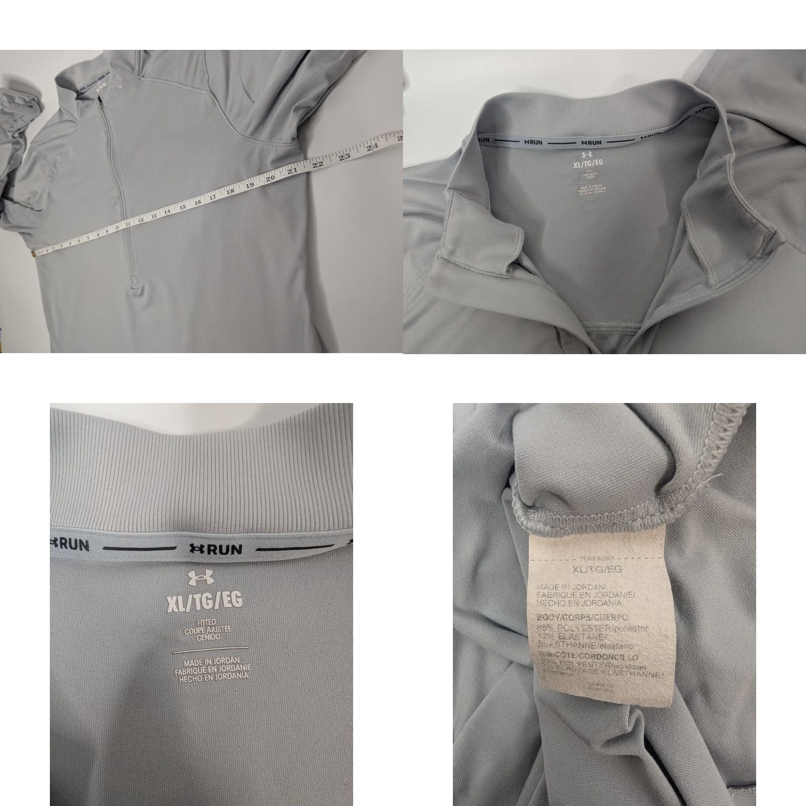 Under Armour Under Armour Qualifier Run 2.0 Half Zip Pullover Gray Women’s XL Pullover Women’s XL Gray Under Armour Qualifier Run 2.0 Half Zip Pullover 1365632 Size XL / US 12-14 / IT 48-50 - 8 Thumbnail