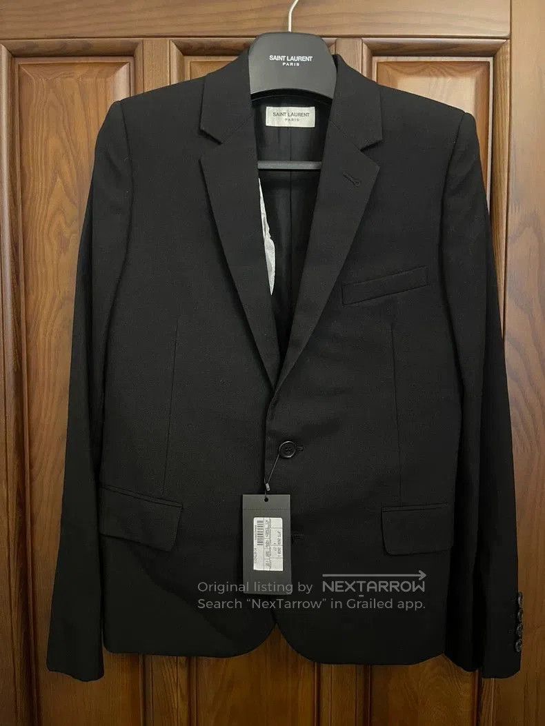 Yves Saint Laurent YSL Women's Black Formal Blazer. Size XS / US 0-2 / IT 36-38 - 1 Thumbnail