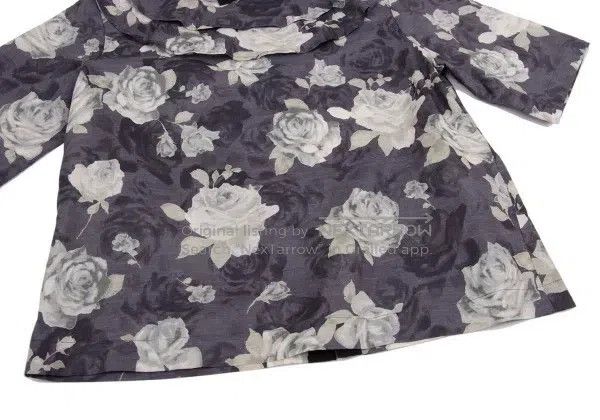 Comme des Garcons Comme des Garcons Grey Retro Flower Bow Top Size M / US 6-8 / IT 42-44 - 7 Thumbnail