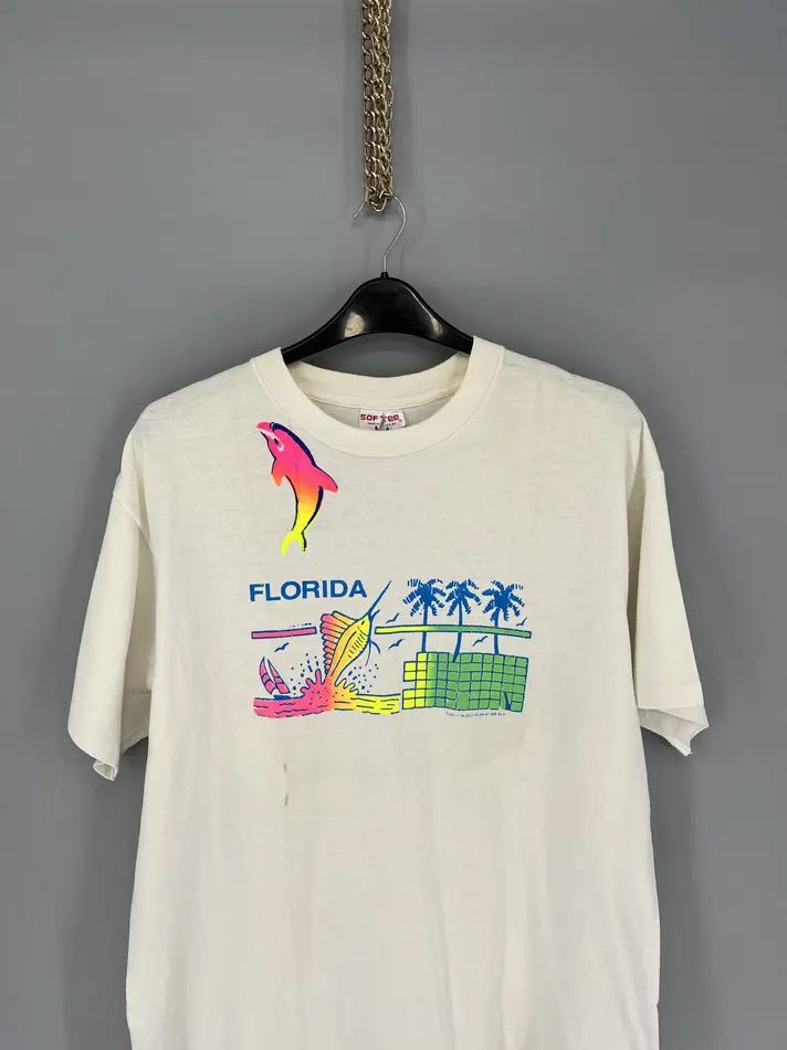 Vintage 90s Florida All Over Print Shirt Y2K Size US XL / EU 56 / 4 - 5 Thumbnail