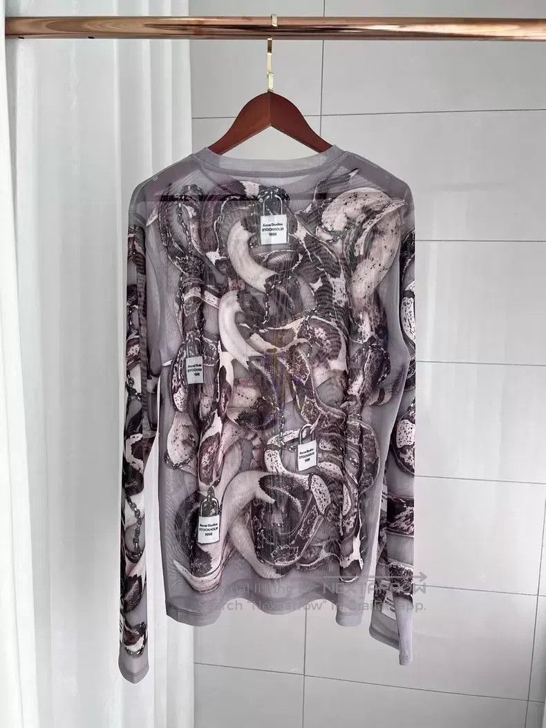 Acne Studios Acne Studios Long sleeve printed top Size US M / EU 48-50 / 2 - 2 Thumbnail