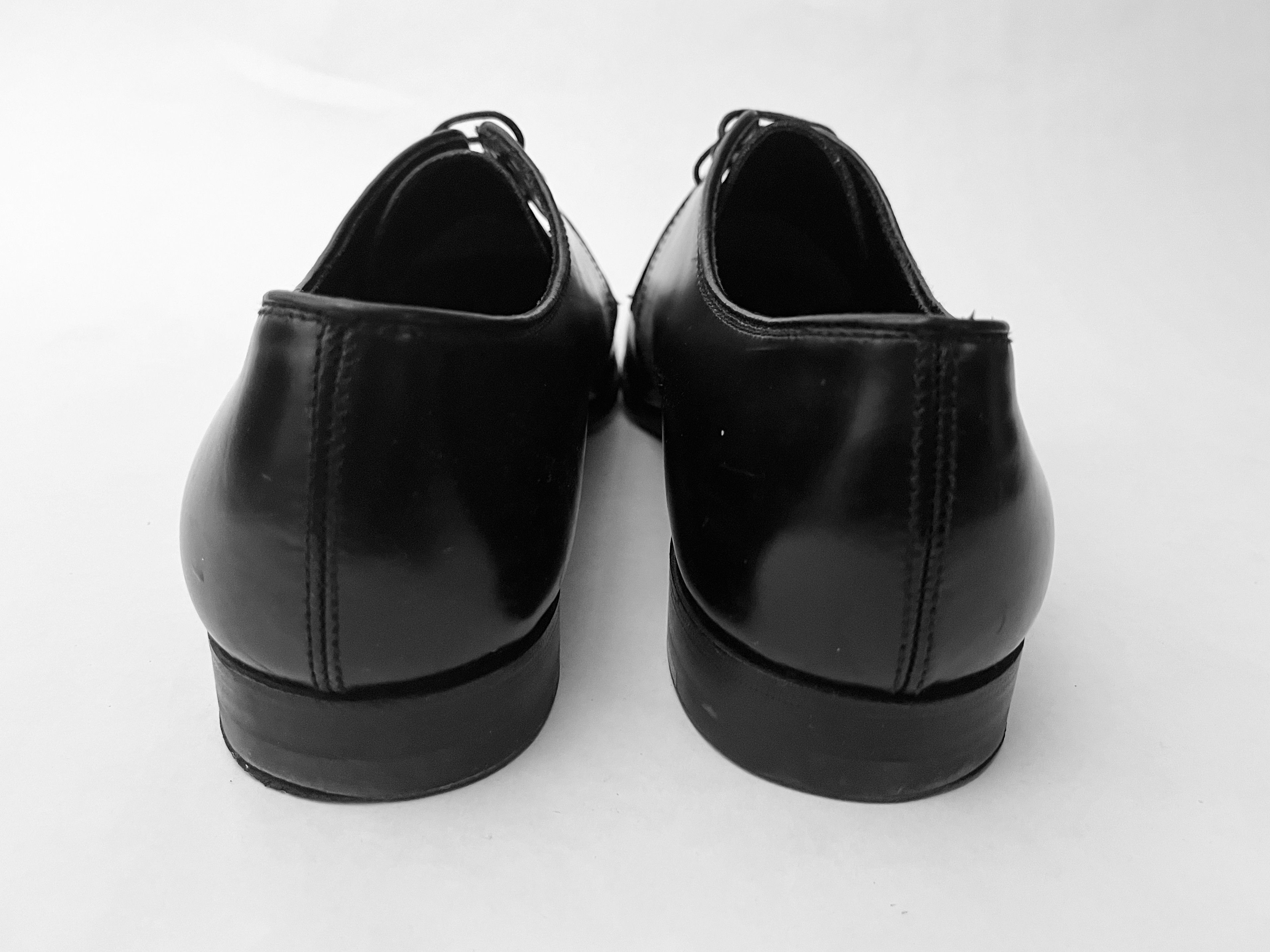 Prada black derby lace-up shoes Size US 8 / EU 41 - 8 Thumbnail