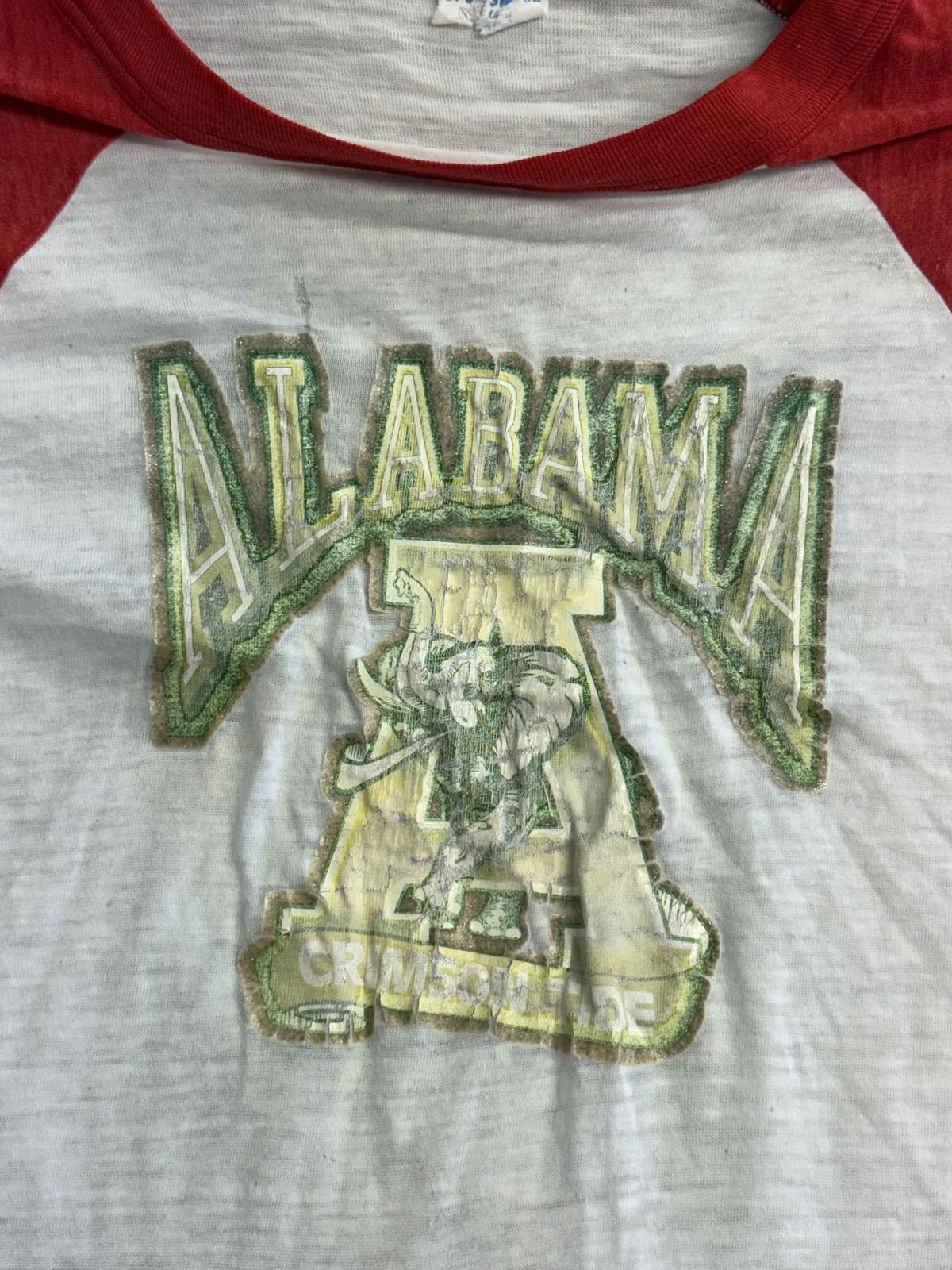 Salem Sportswear Faded 70s Alabama Crimson Tide Raglan Tattered Logo Raglan M Size US M / EU 48-50 / 2 - 3 Thumbnail