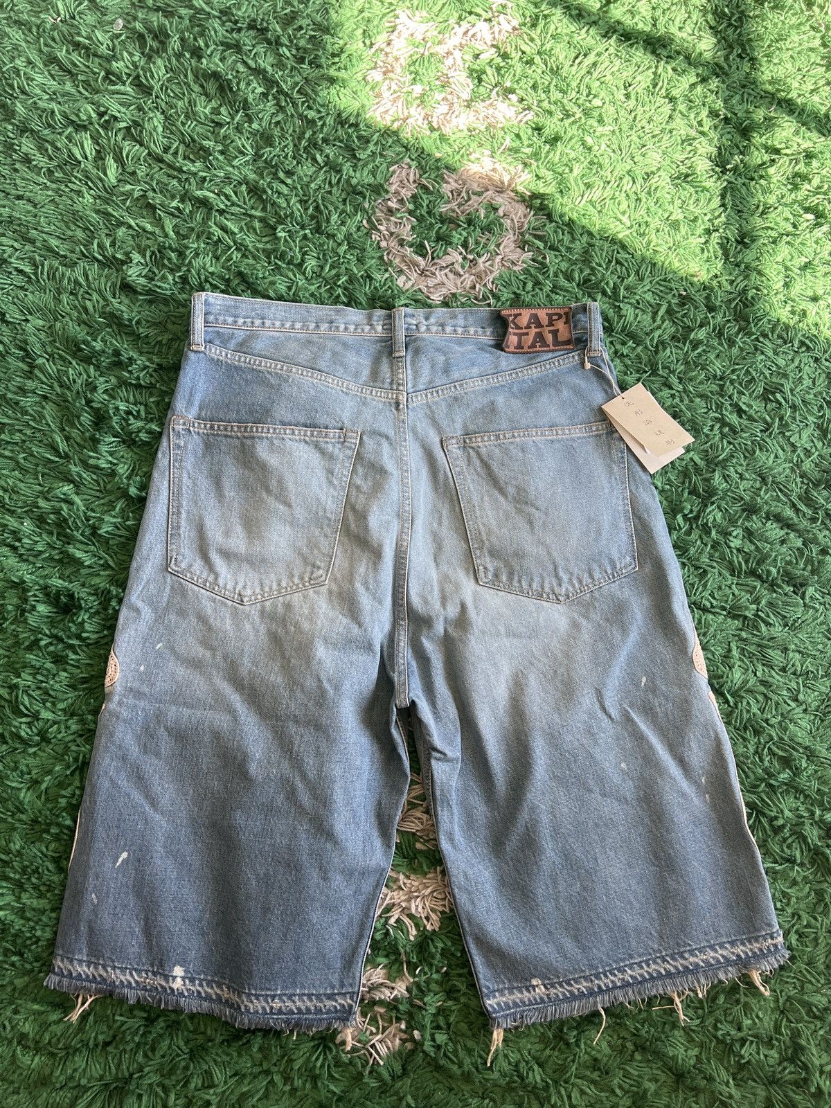 Kapital Kapital Bones Denim Shorts Indigo Size US 36 / EU 52 - 2 Thumbnail