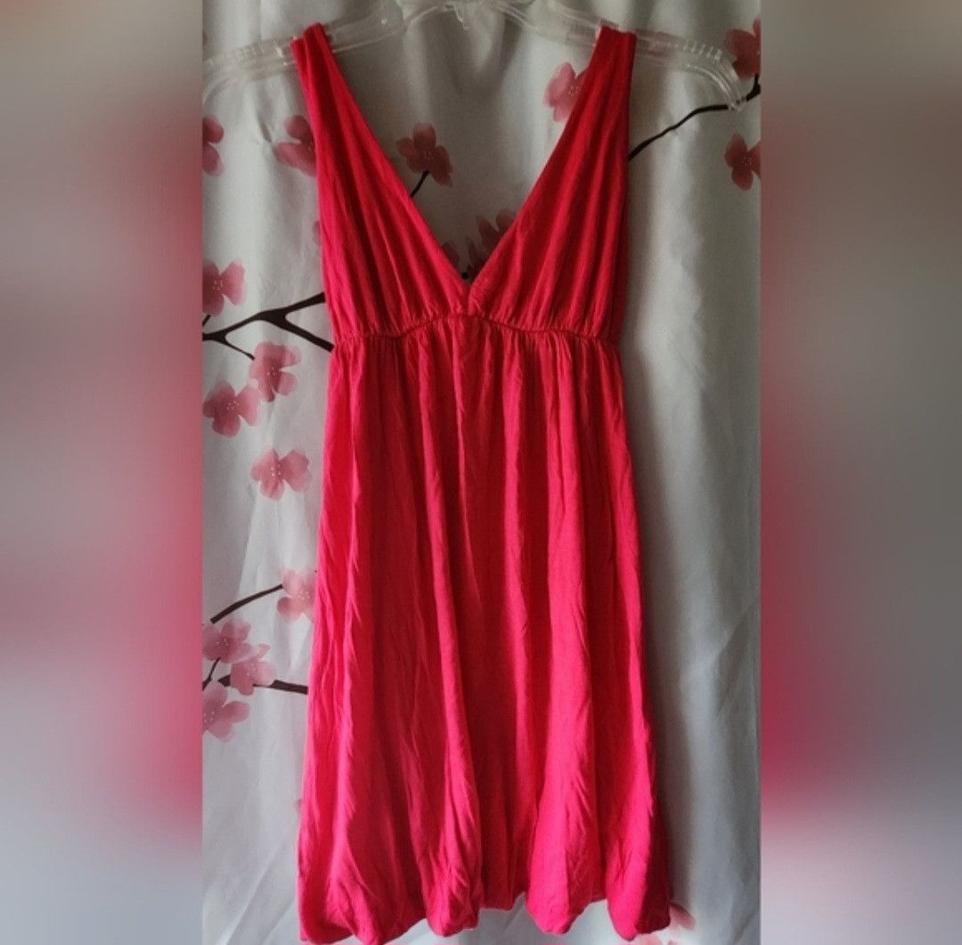 Other Lani Pink Deep Double Vneck Tank Top Bubble Bottom Tunic S Size S / US 4 / IT 40 - 2 Thumbnail