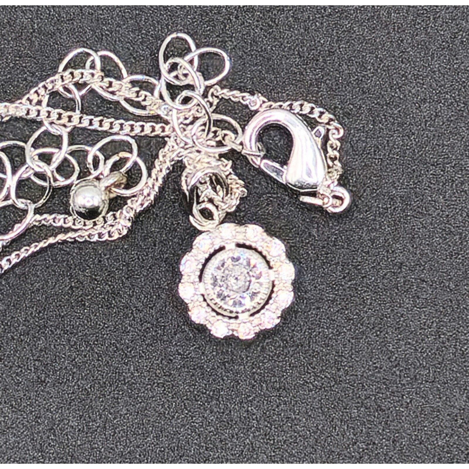 Other Double Halo Necklace Made with Swarovski Crystals | 18" Size ONE SIZE - 9 Thumbnail