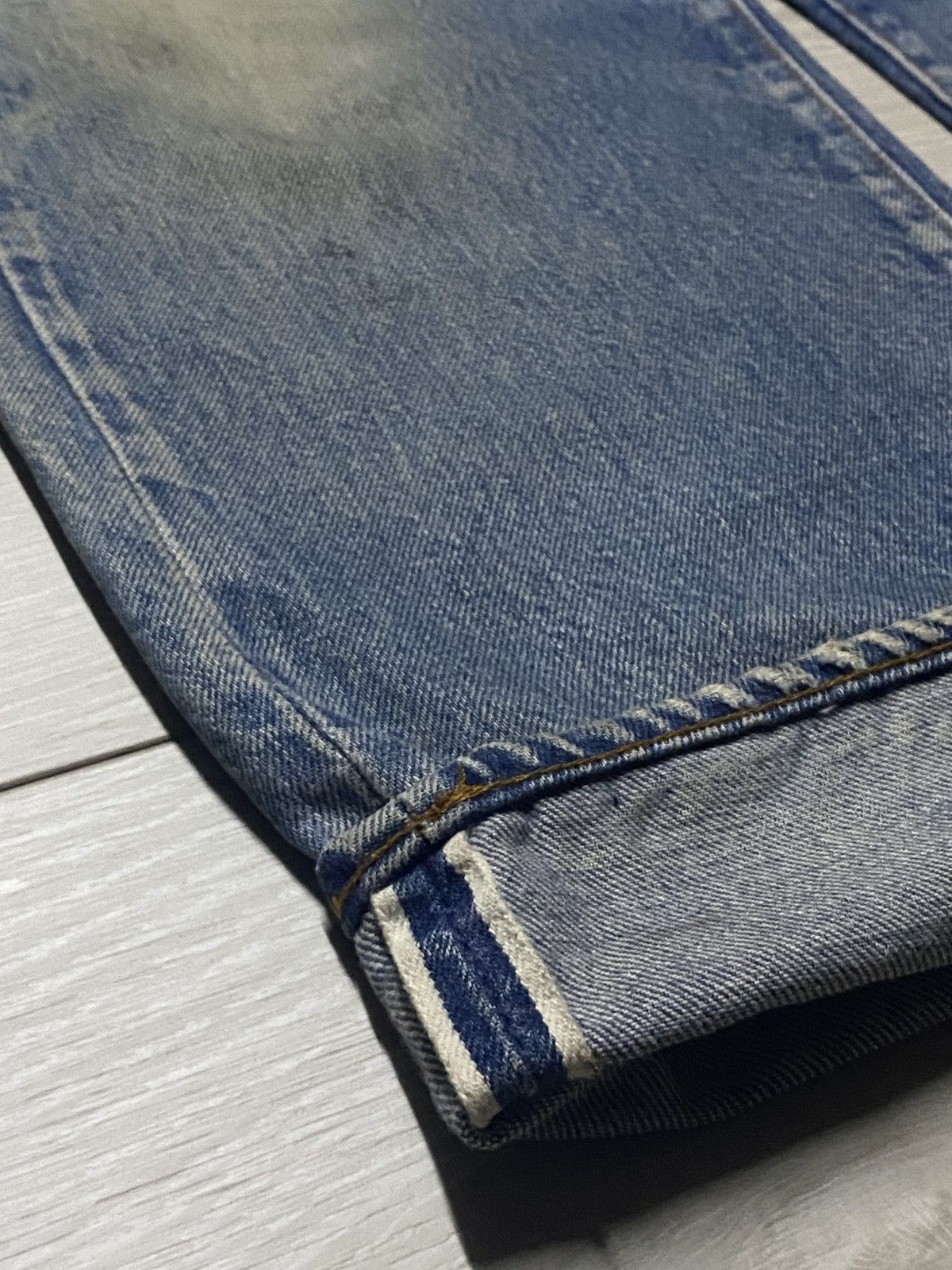 Levi's W32 Vintage Levis 501 60s Selvedge Rindem No6 ButtonFly Jean Size US 32 / EU 48 - 9 Thumbnail