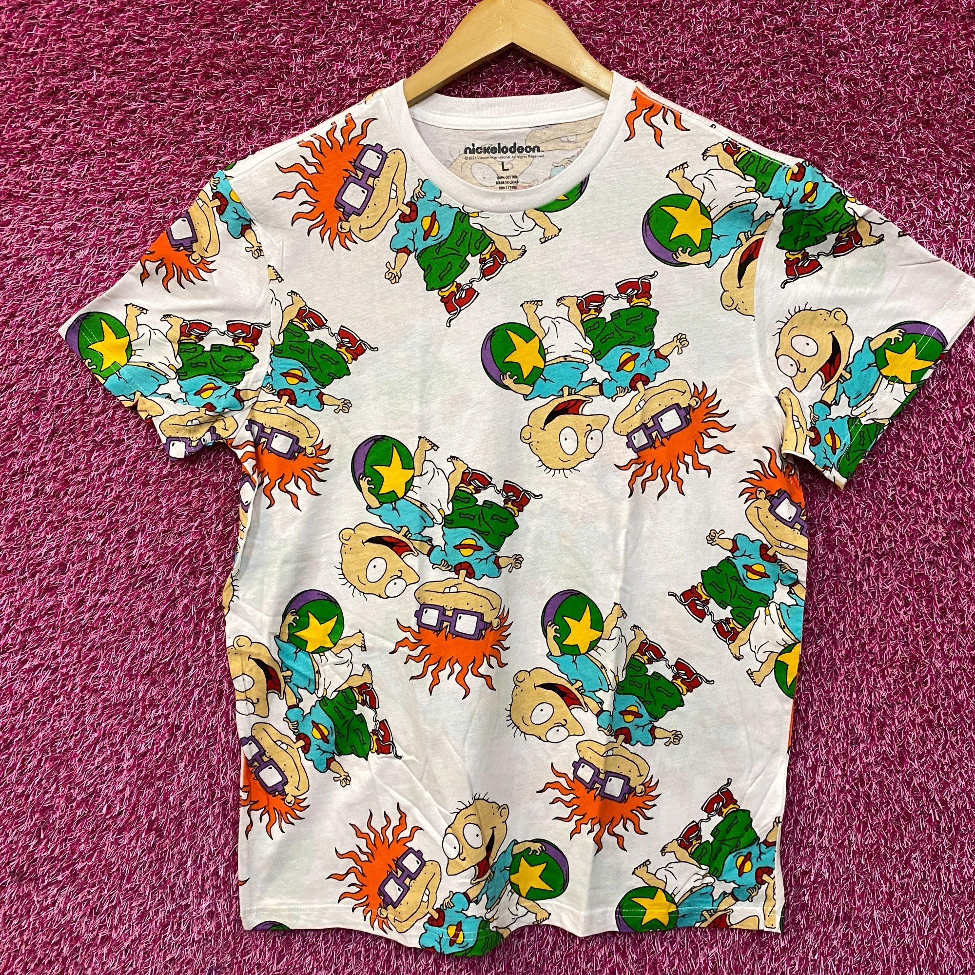 Nickelodeon Rugrats Tommy and Chucky all over print Tshirts size Large Size US L / EU 52-54 / 3 - 1 Thumbnail