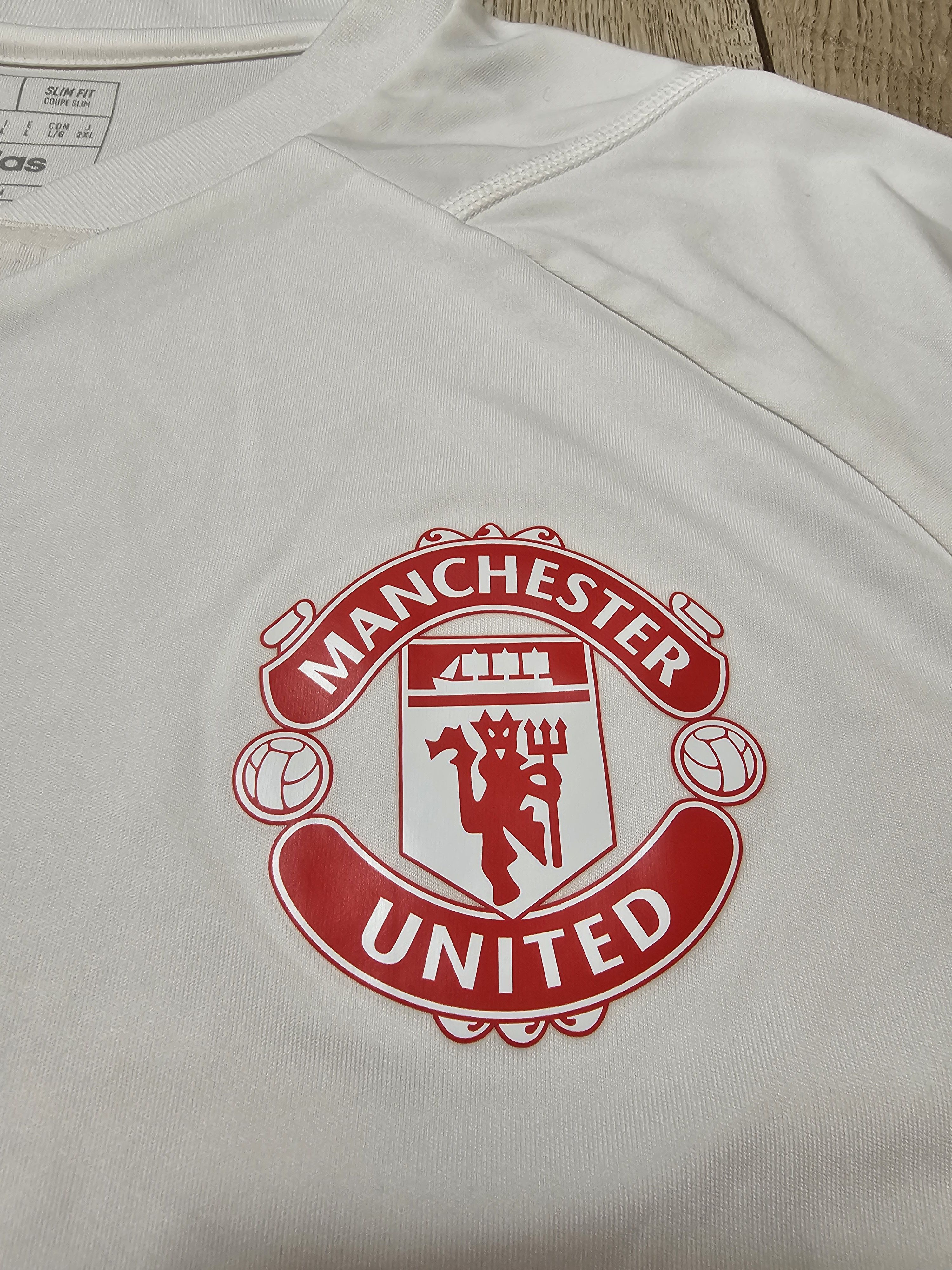 Adidas MANCHESTER UNITED 2023 TRAINING FOOTBALL SHIRT SOCCER JERSEY Size US L / EU 52-54 / 3 - 4 Thumbnail