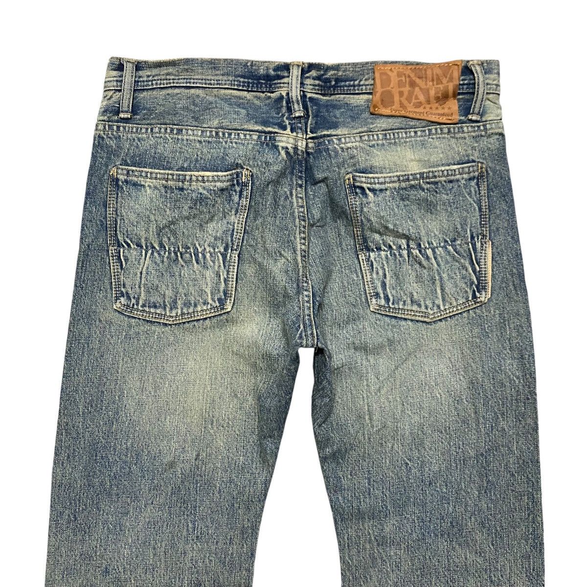 Japanese Brand DENIM CRAFT Denim Selvedge Jeans Mudwash Size US 34 / EU 50 - 10 Thumbnail