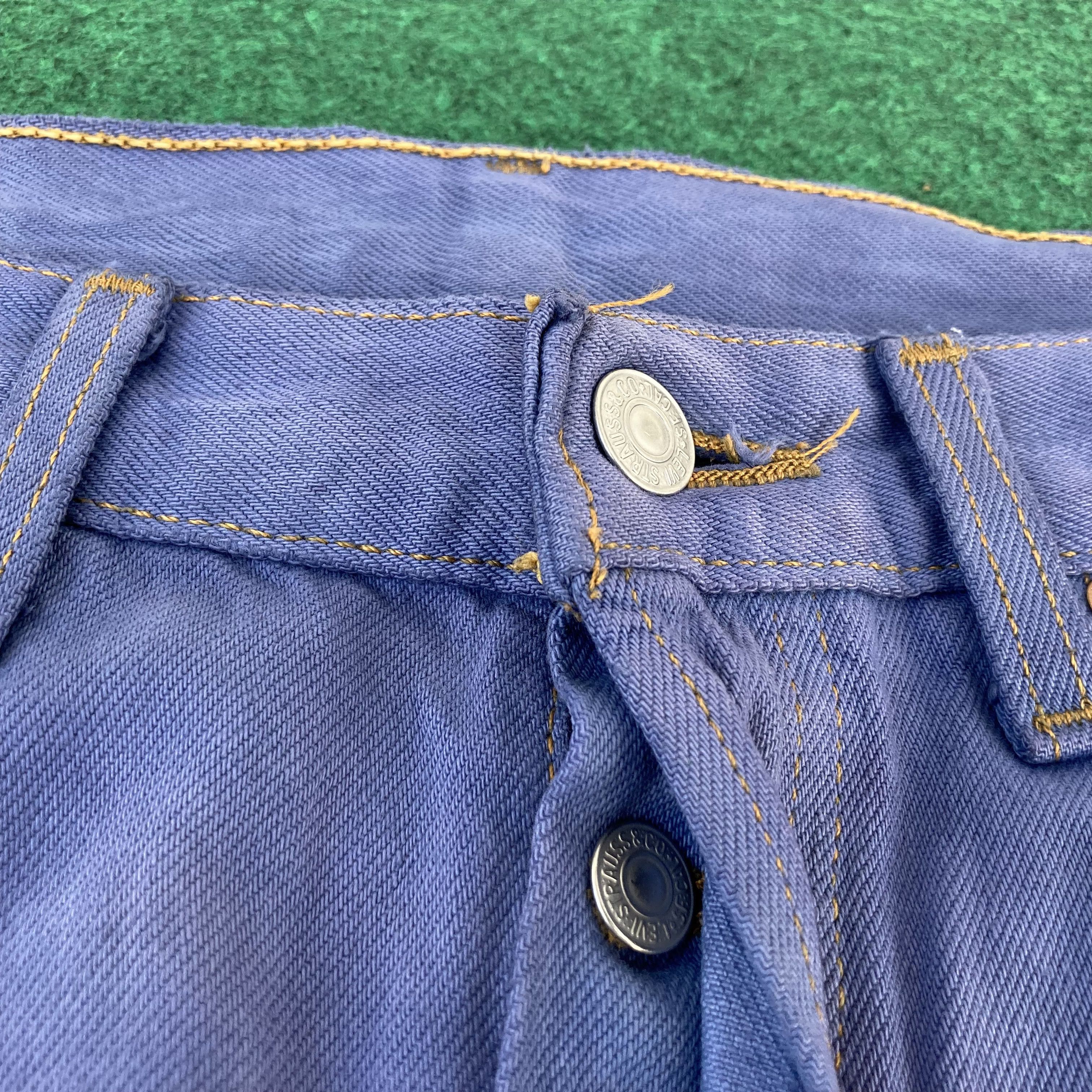 Levi's Size 31x32 Vtg 90’s Levis 501 Tie dye Denim Jeans Size US 31 - 4 Thumbnail