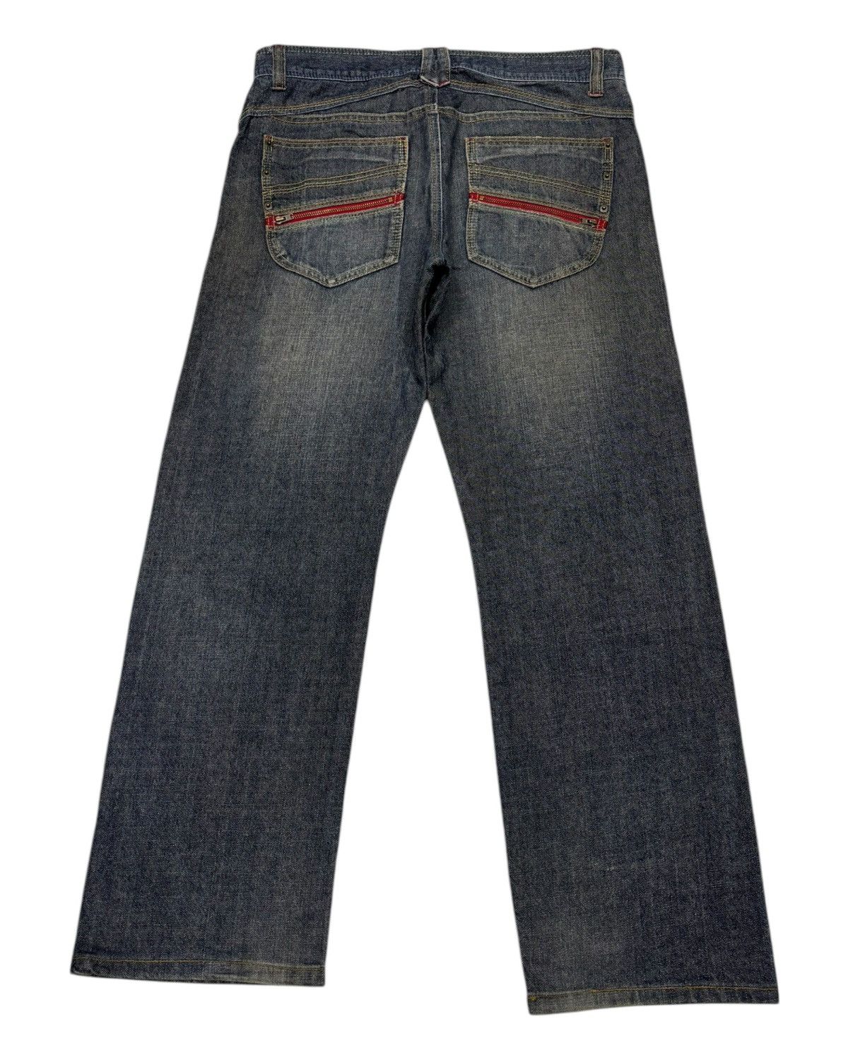 Kapital Vintage Japanese Brand Belfalcon Baggy Jeans Rusty Mud Wash Size US 34 / EU 50 - 2 Thumbnail