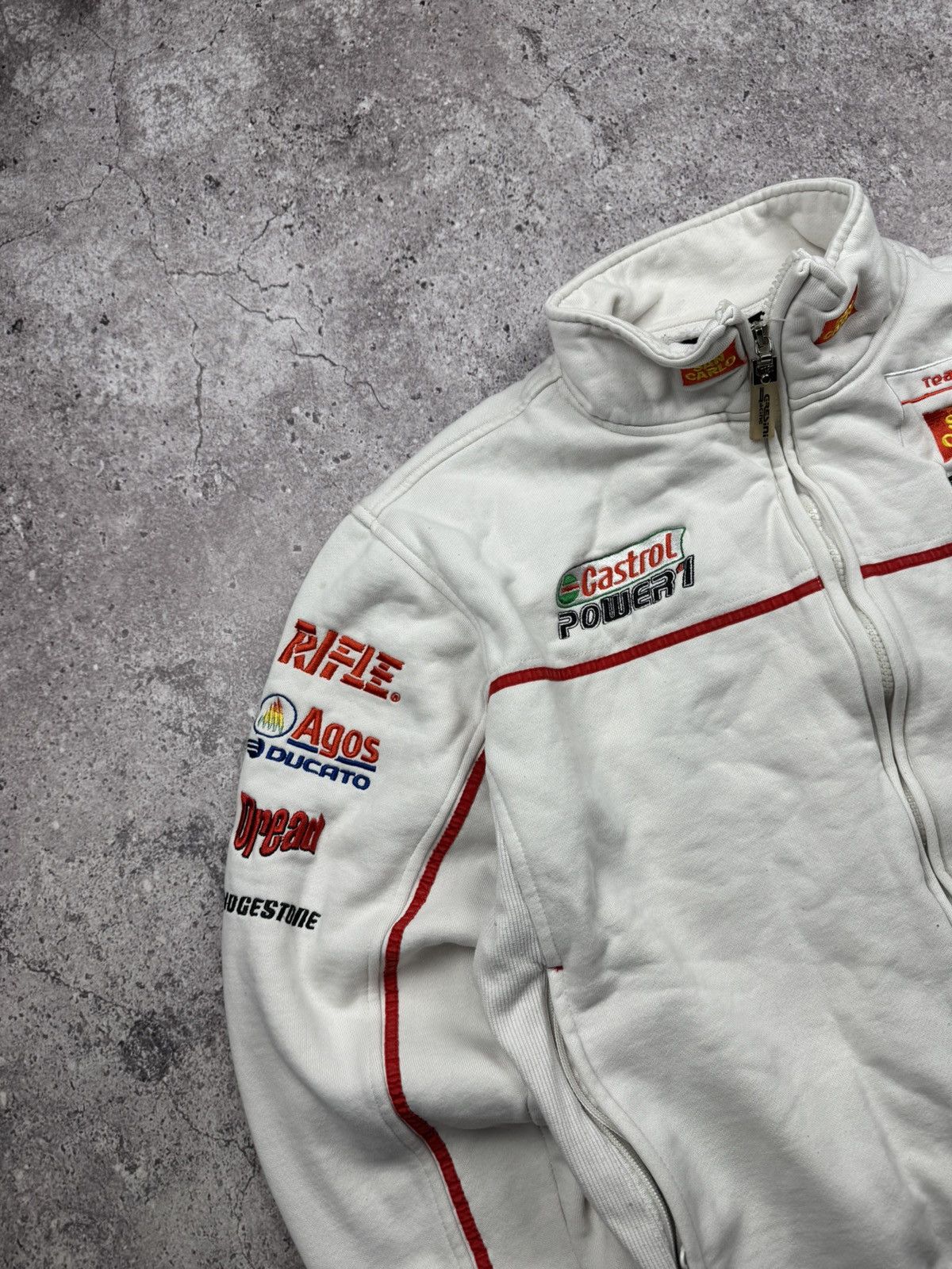 Honda 🔷Vintage Honda Racing Track Zip Jacket 90s Japanesse🔷 Size US S / EU 44-46 / 1 - 4 Thumbnail
