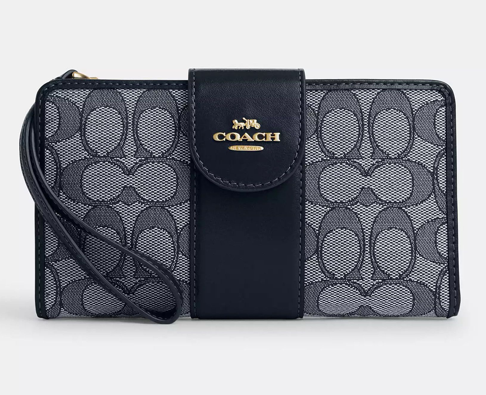 Coach Phone Wallet In Signature Jacquard CU990 Size ONE SIZE - 2 Thumbnail